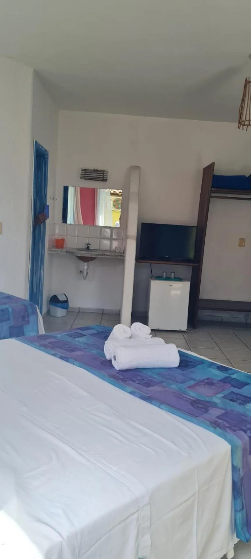 Bed in Pousada Varanda do Sol