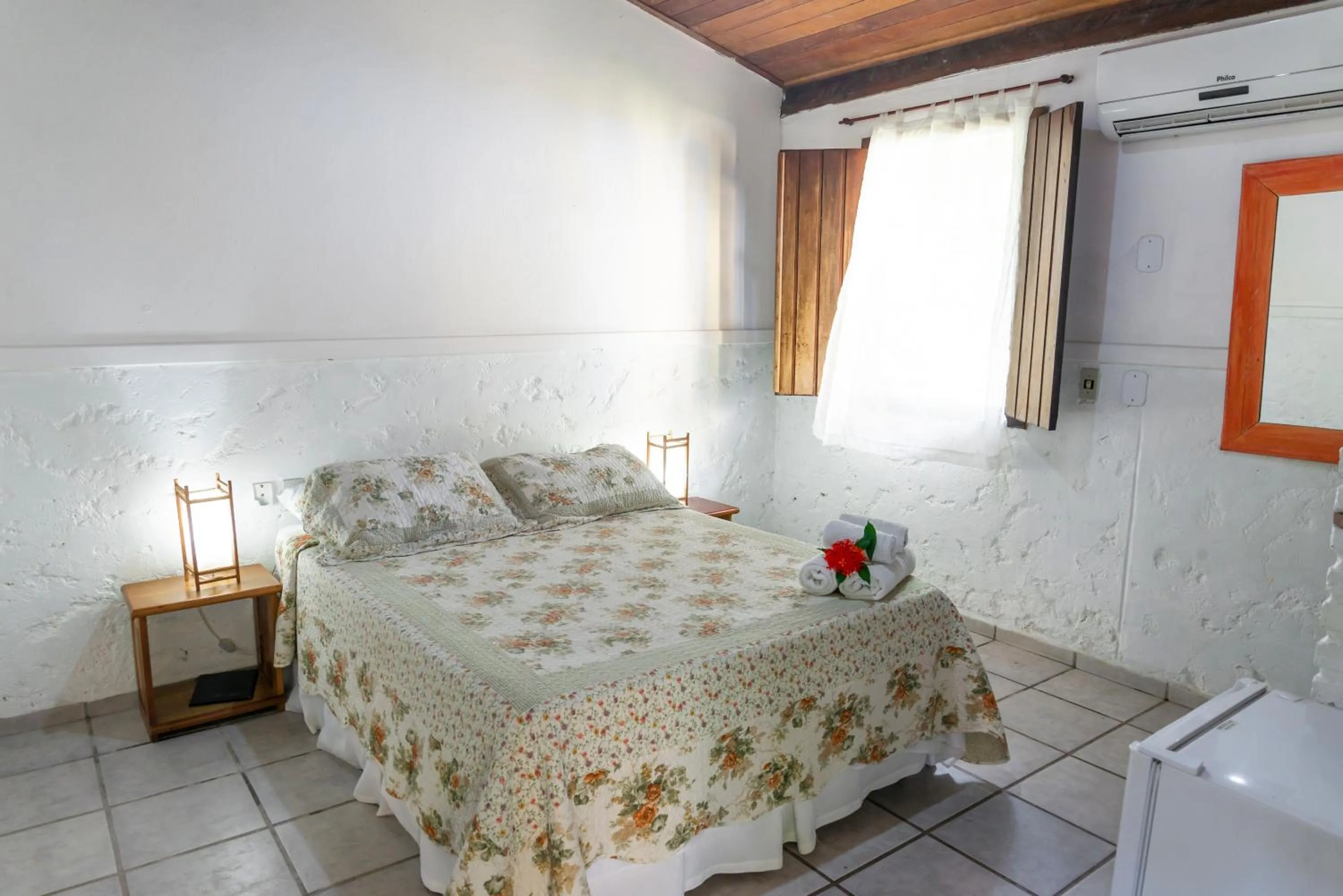 Bed in Pousada Varanda do Sol