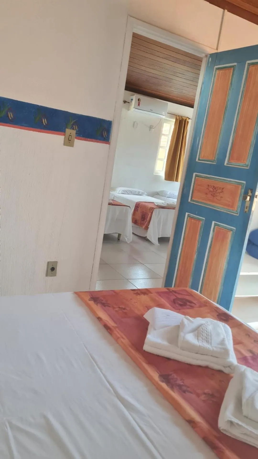 Bed in Pousada Varanda do Sol