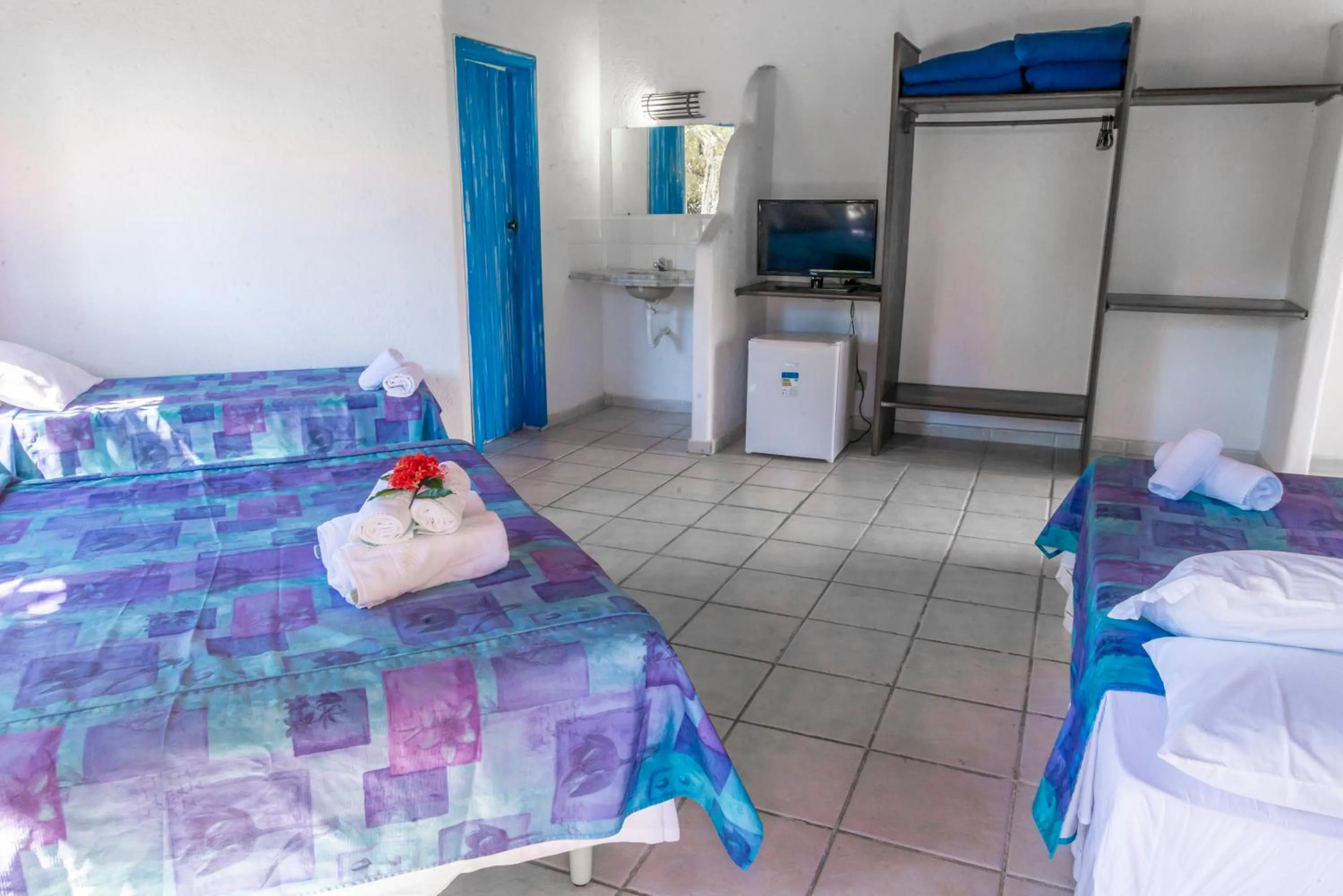 Bed in Pousada Varanda do Sol