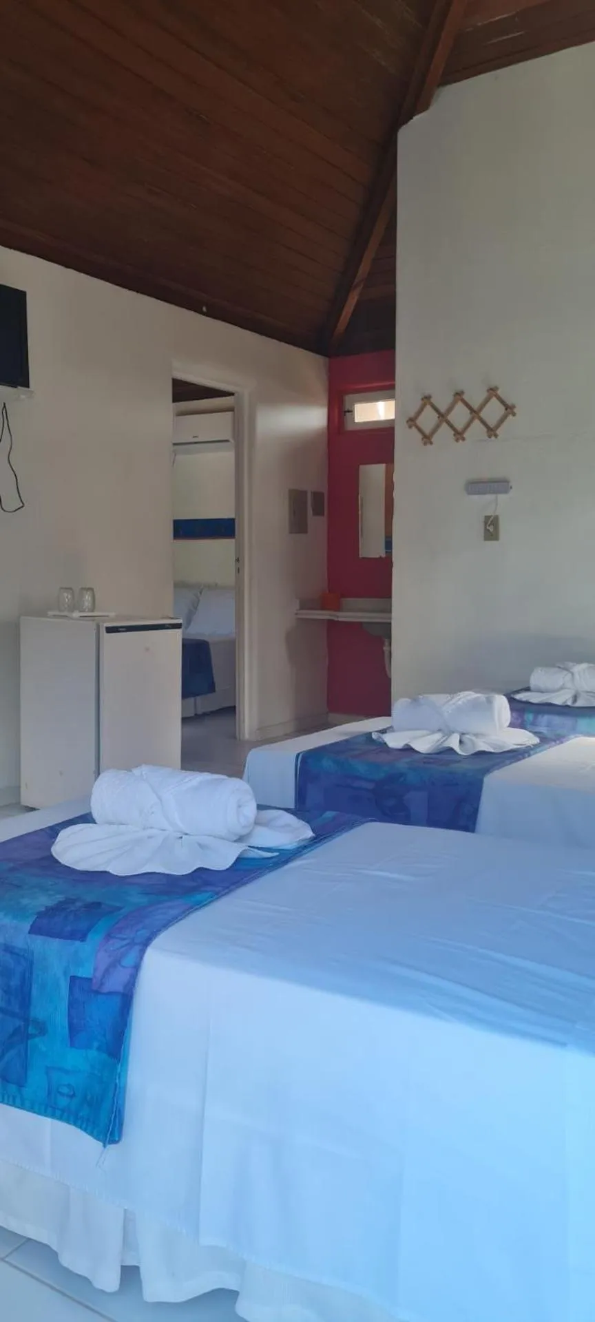 Bed in Pousada Varanda do Sol