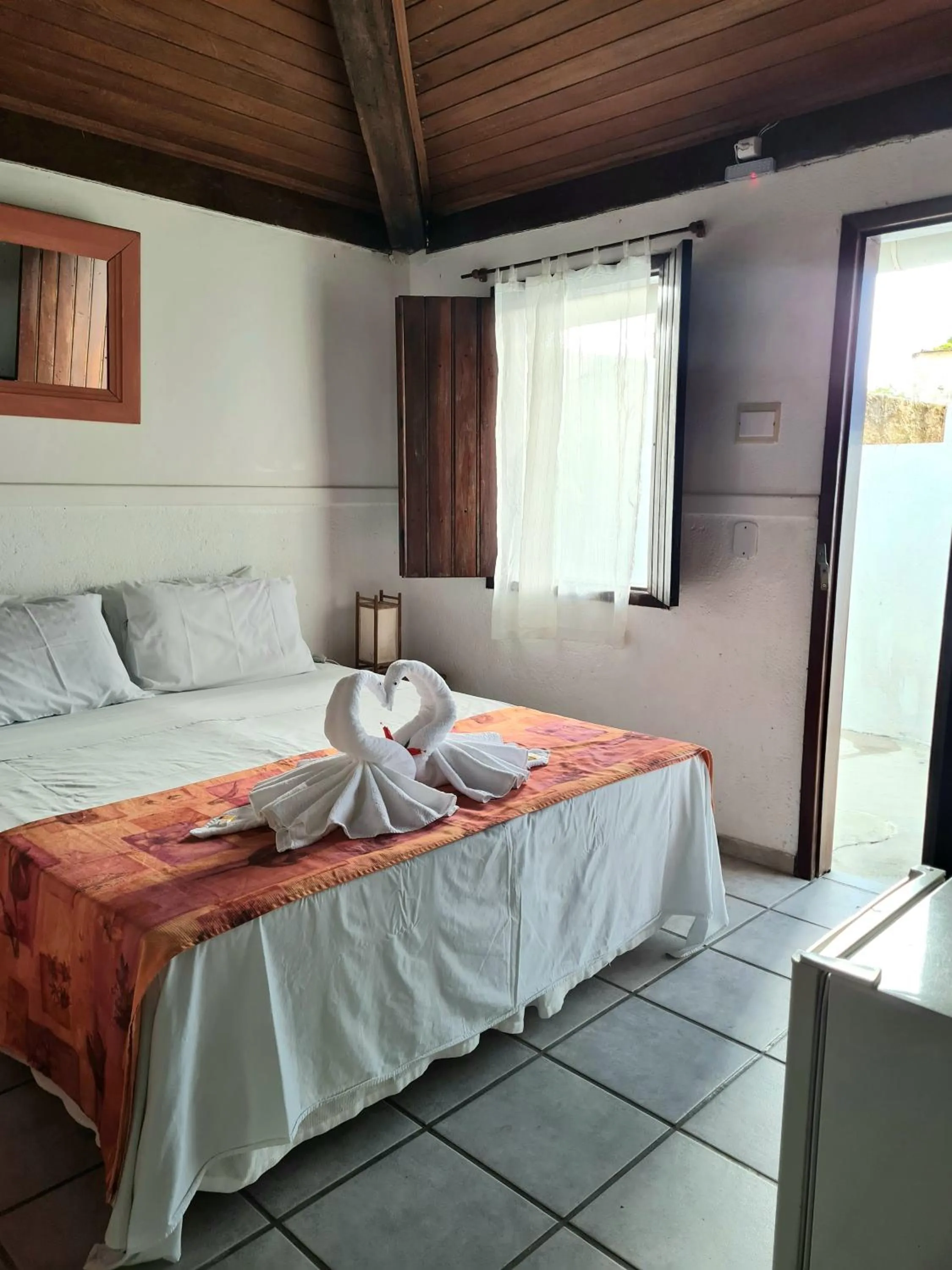 Bed in Pousada Varanda do Sol