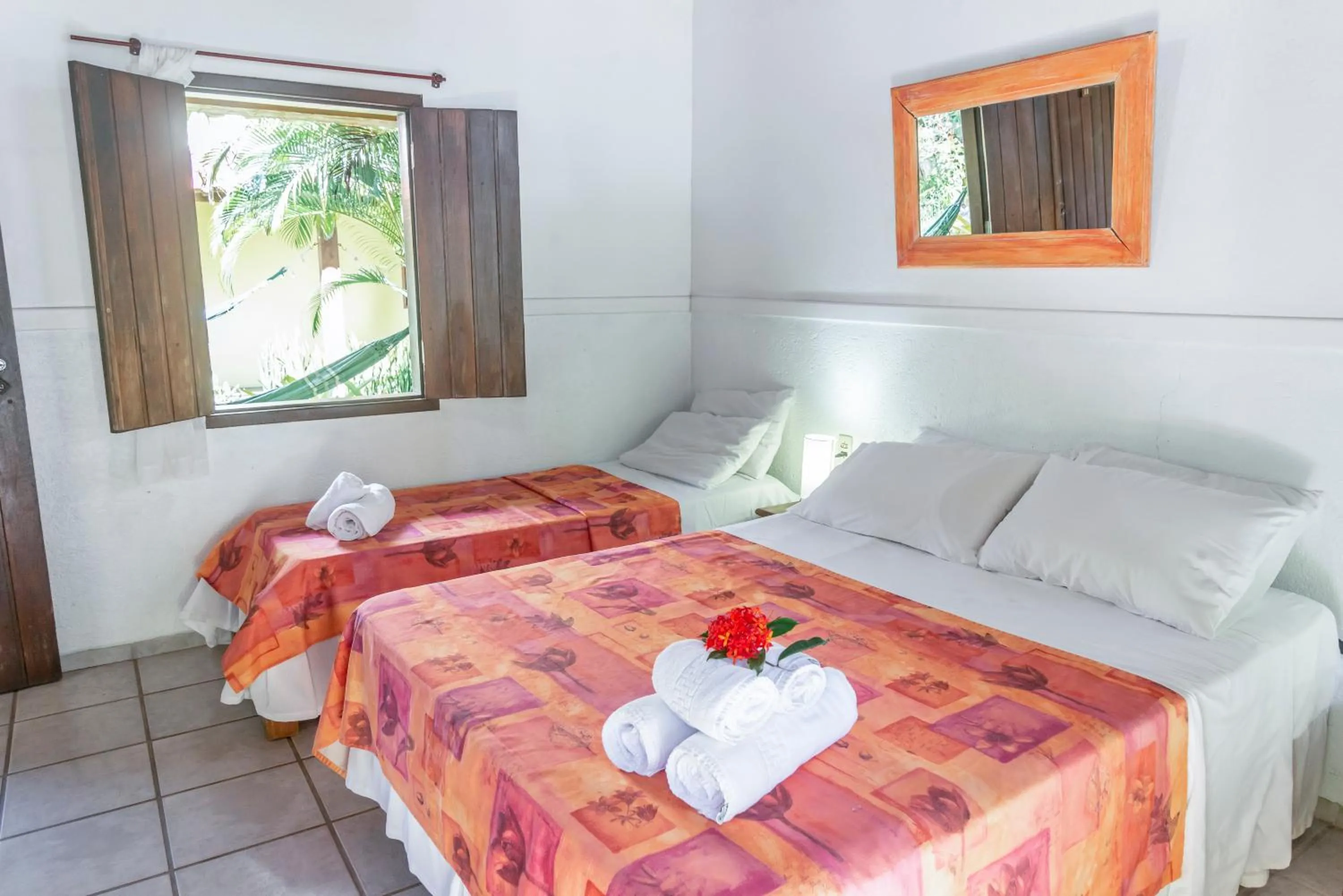 Bed in Pousada Varanda do Sol