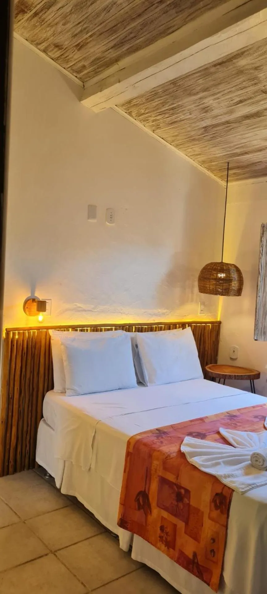 Bed in Pousada Varanda do Sol