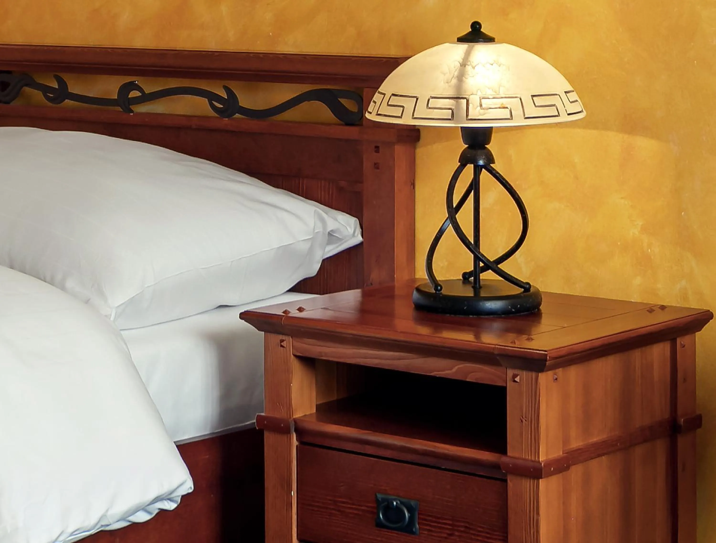 Decorative detail, Bed in Golf & Spa Kunětická Hora