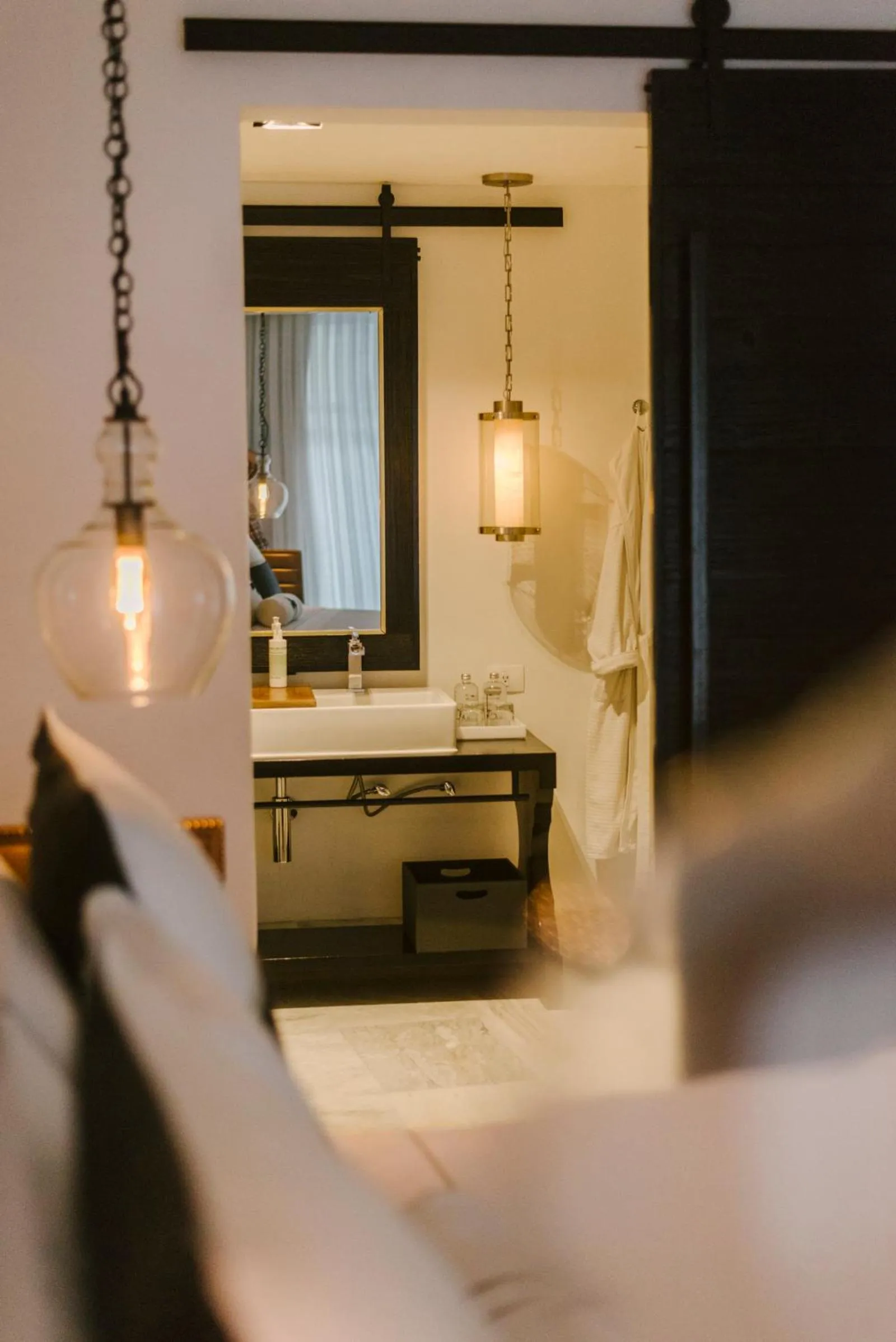 Bathroom, Bed in Hotel Matilda, a Member of Design Hotels