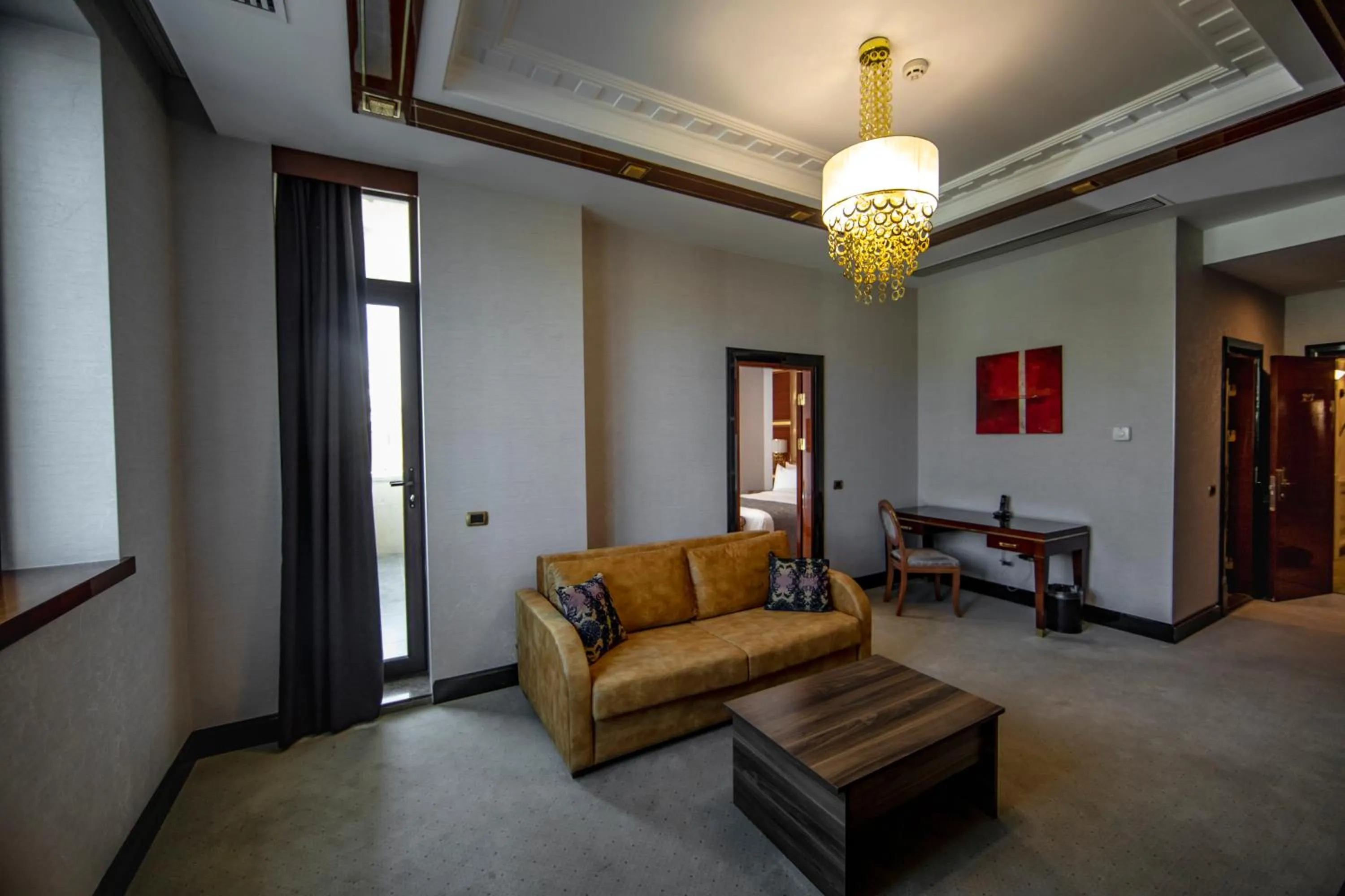 Seating area in Sapphire Hotel