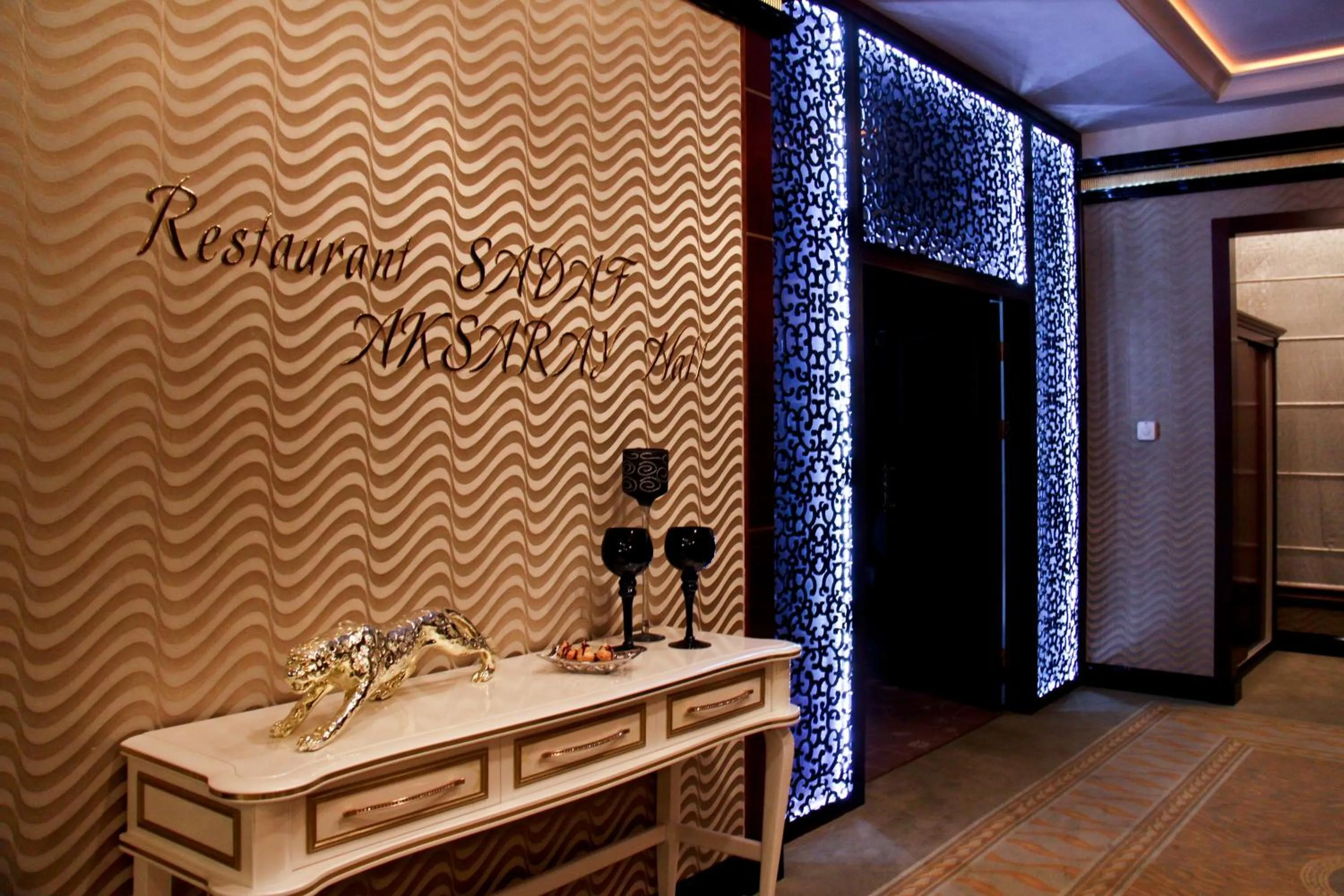 Decorative detail in Sapphire Hotel