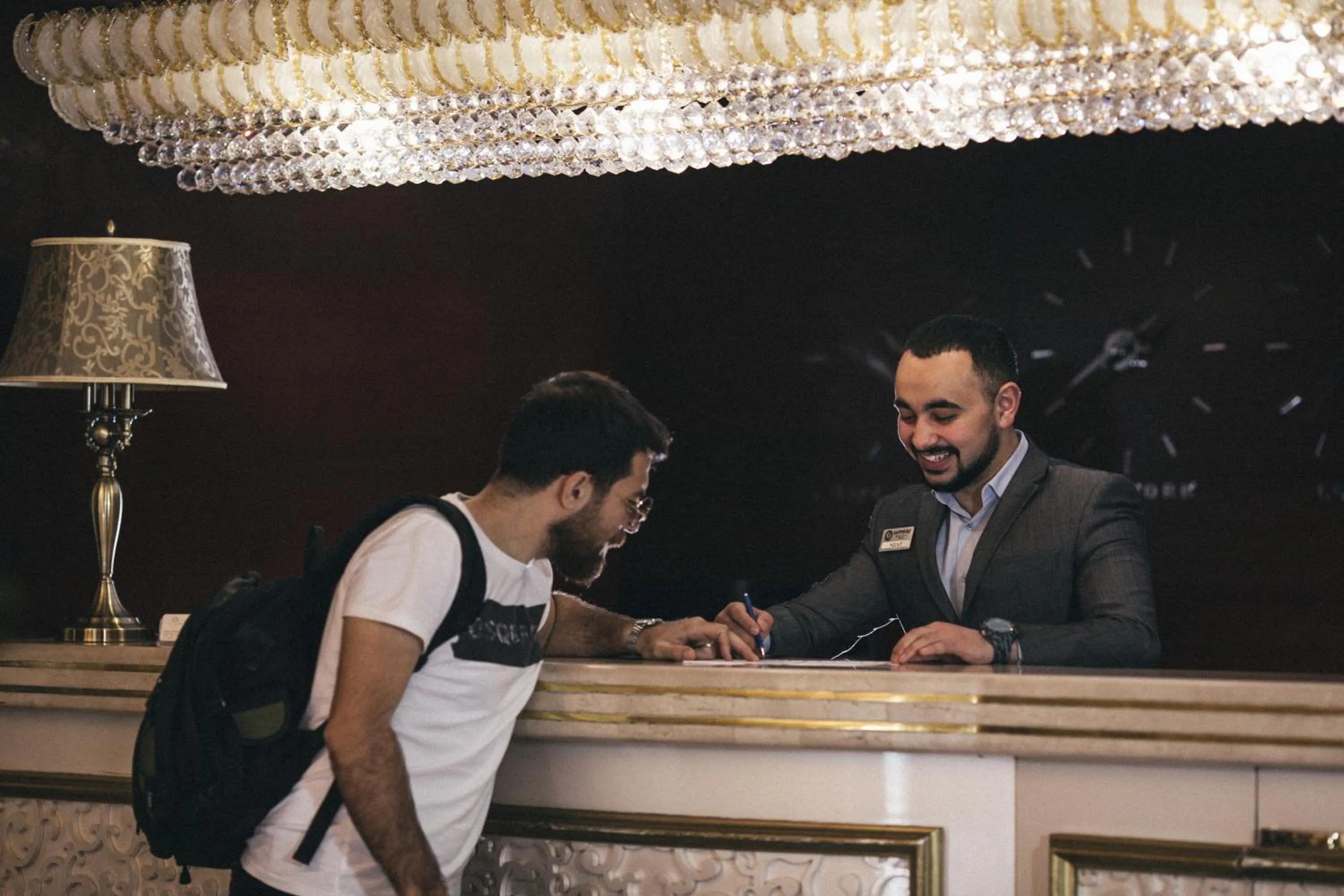 People in Sapphire Hotel