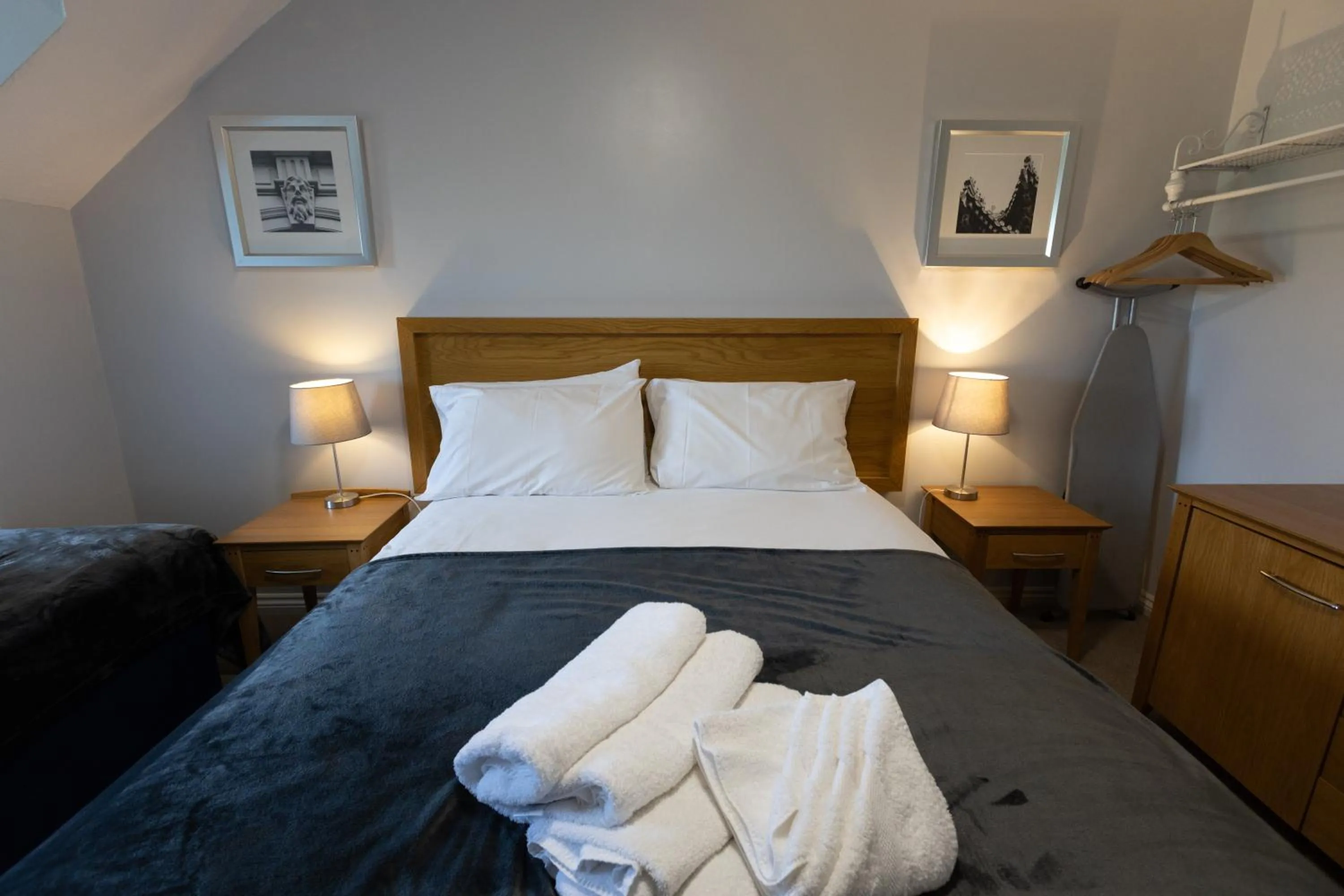 Bed in The Angel Hotel