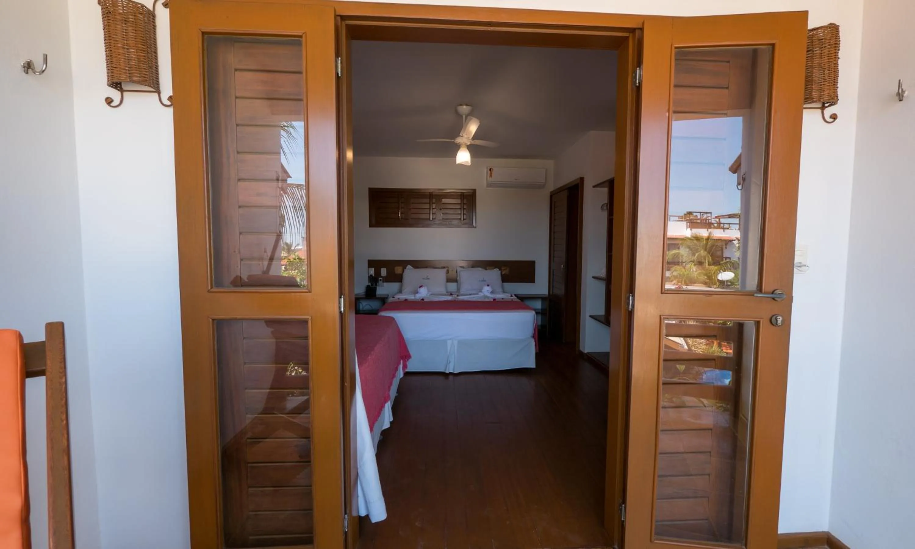 Bed in Pousada Windjeri