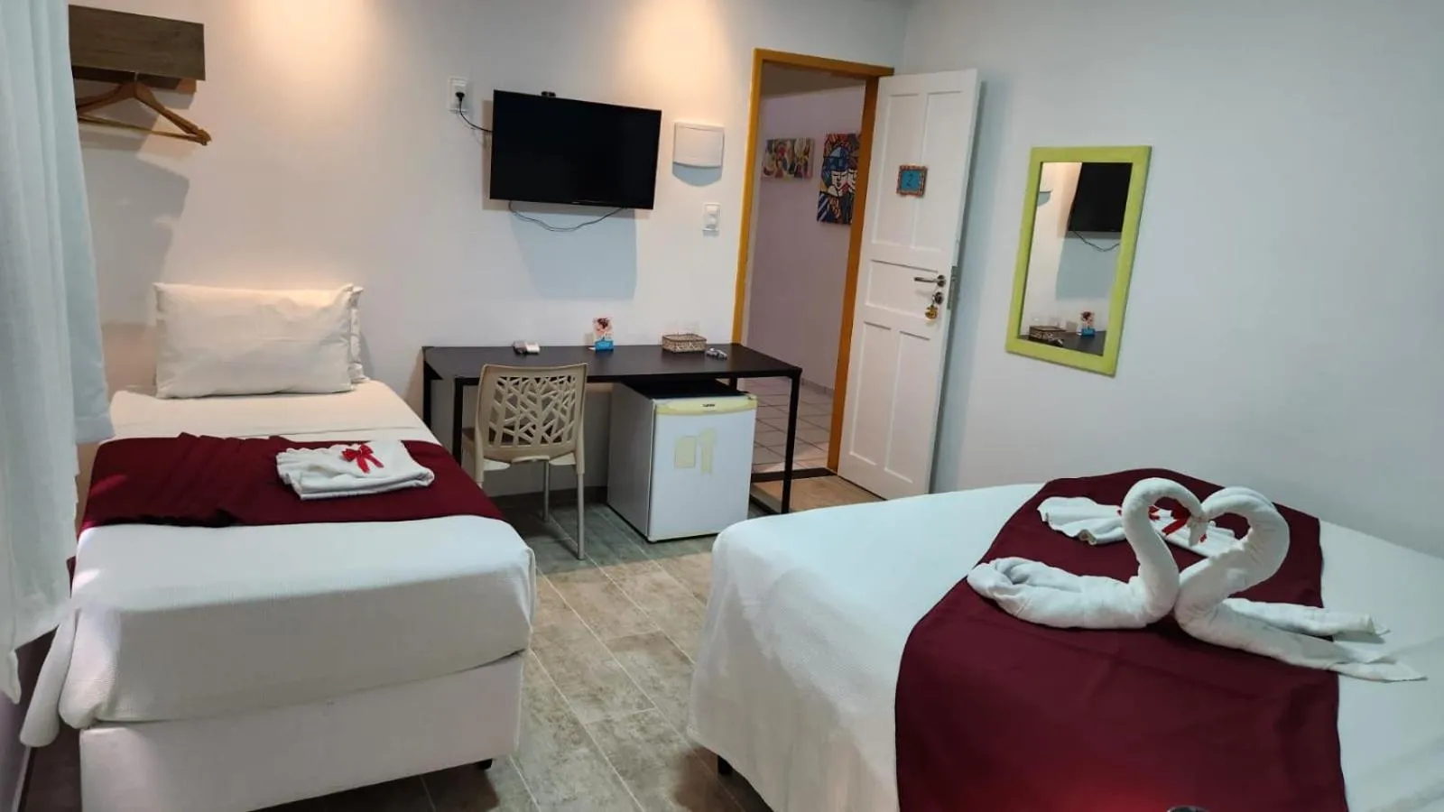 Bedroom, Bed in Pousada Portomares