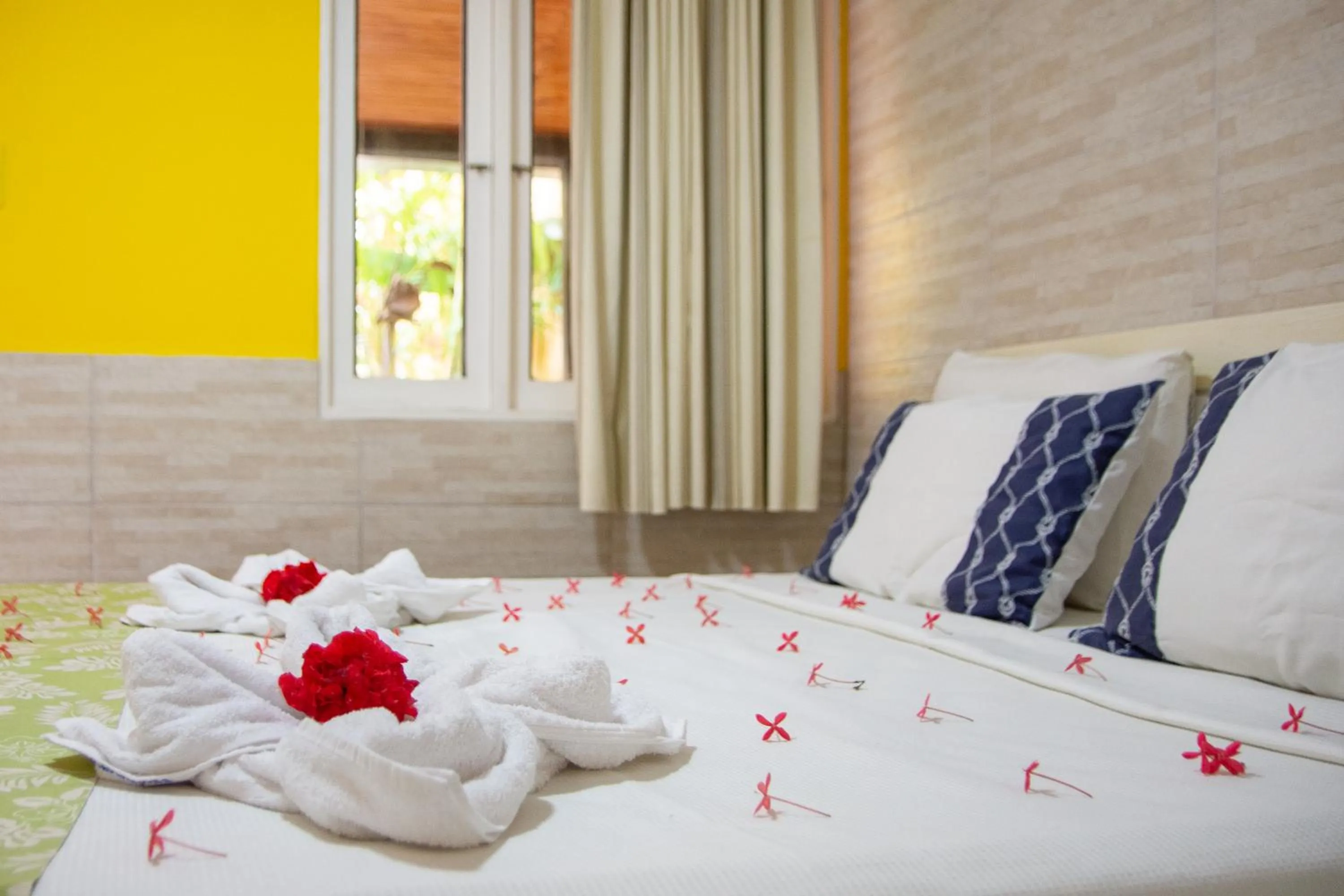 Bed in Pousada Portomares