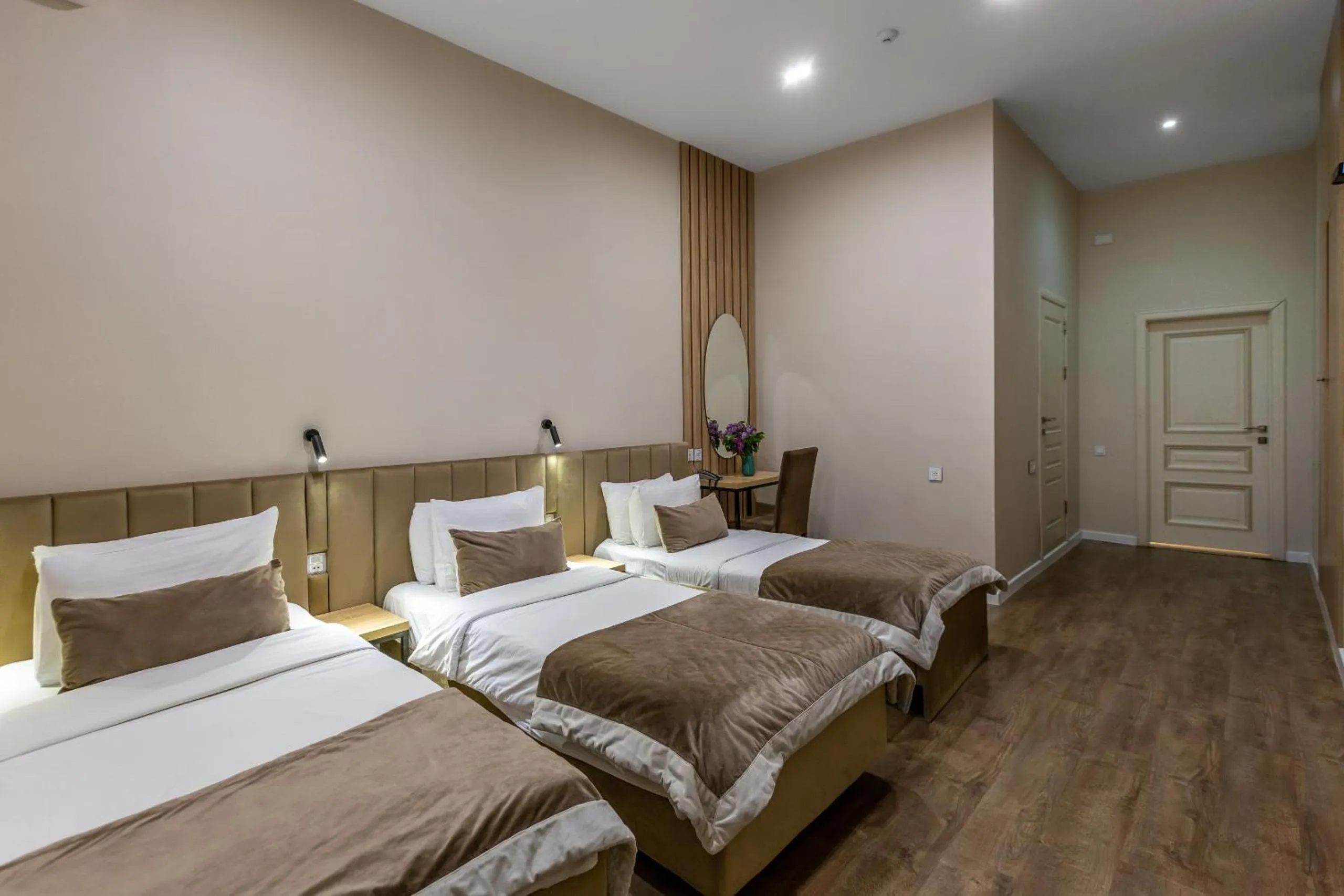 Bed in Seven Boutique Hotel Baku