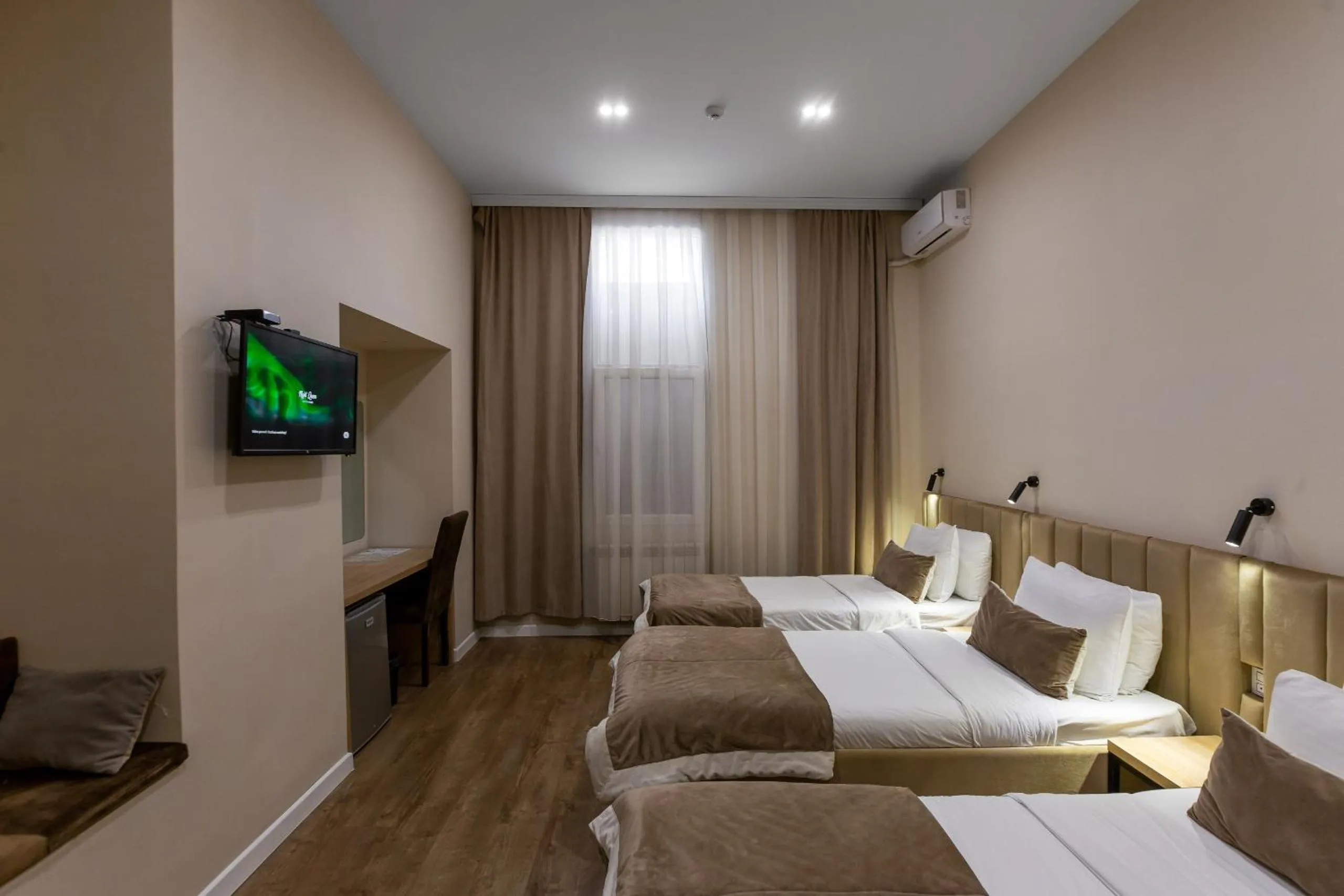 Bed in Seven Boutique Hotel Baku