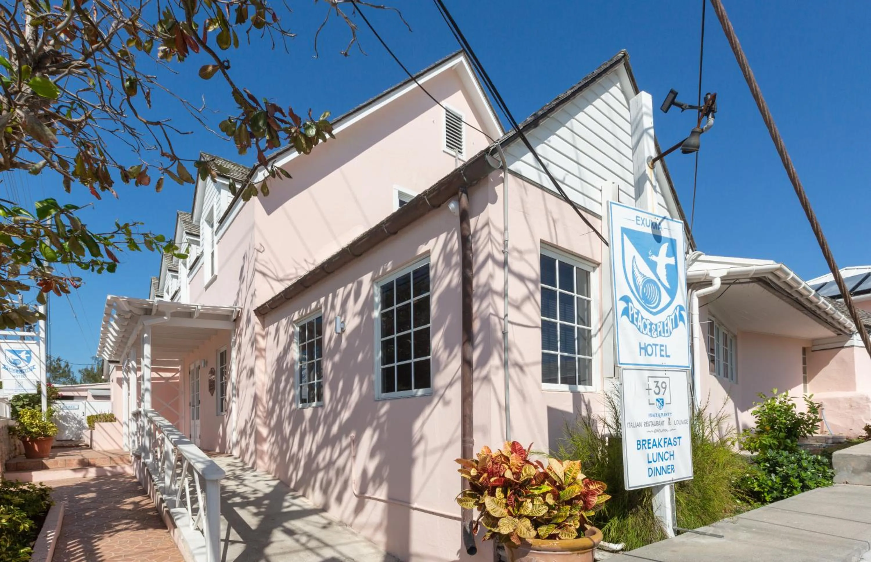 Property building in Peace and Plenty Resort