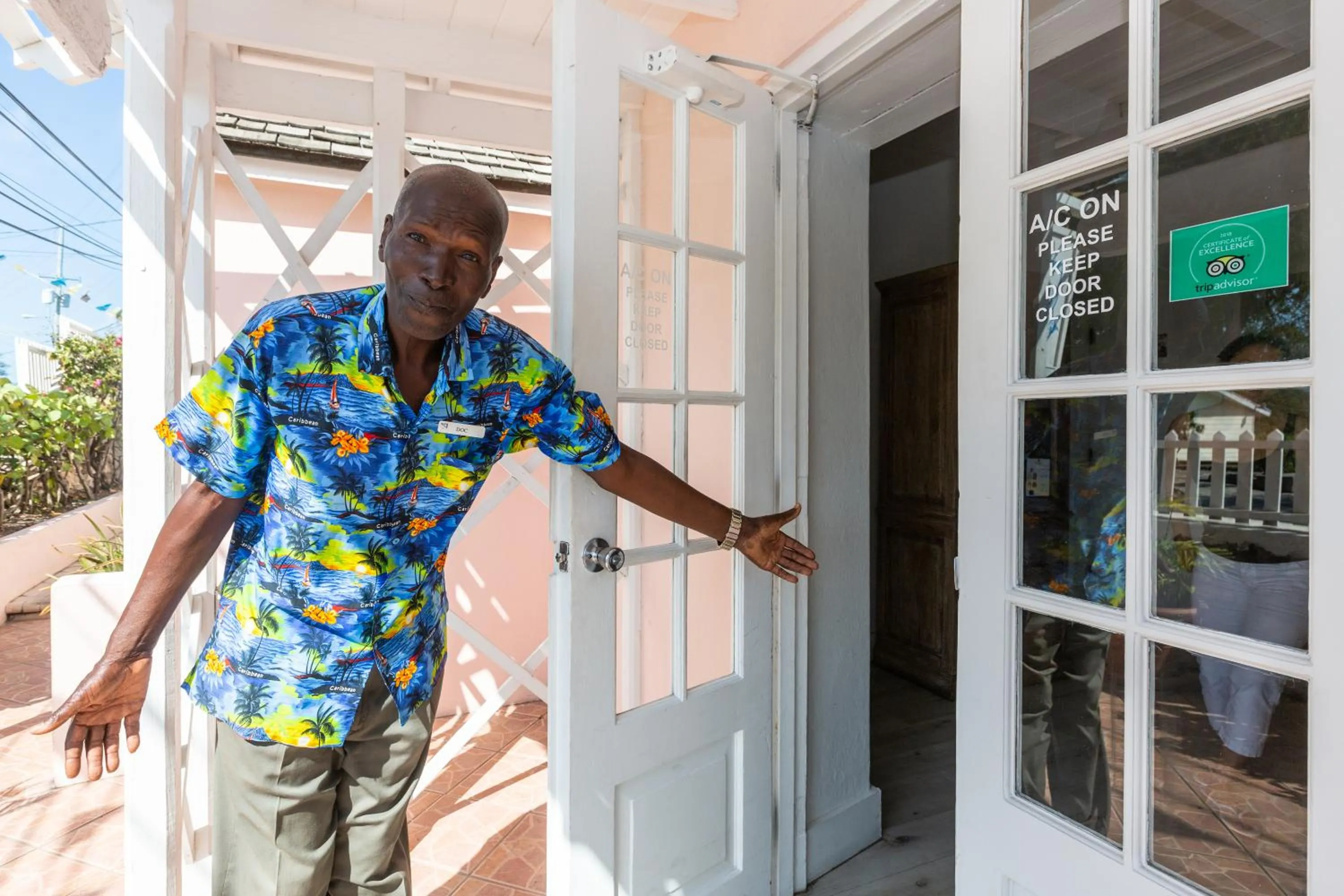 Staff in Peace and Plenty Resort