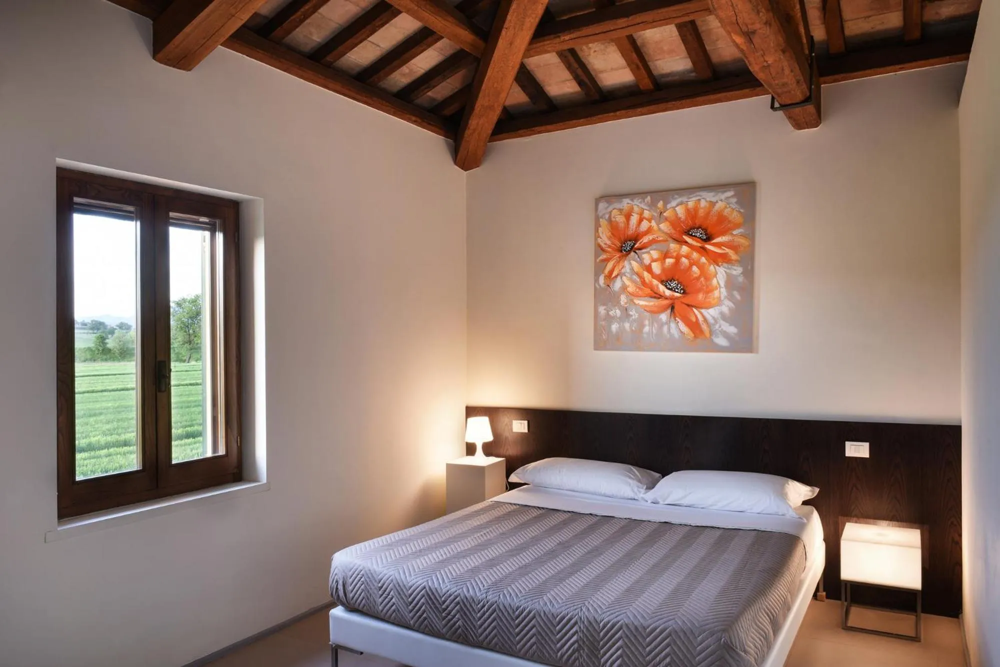 Spring, Bed in Hotel Villaggio Le Stelline