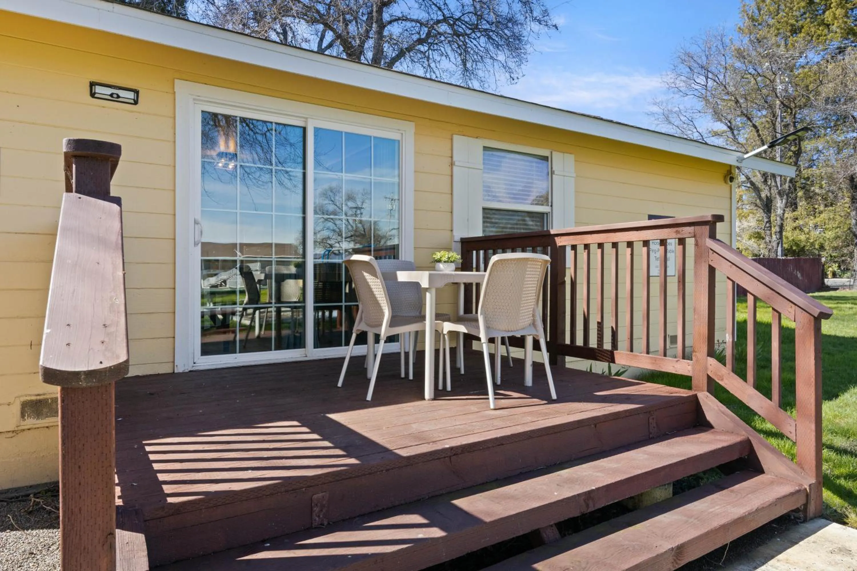 Patio in Skylark Shores Resort