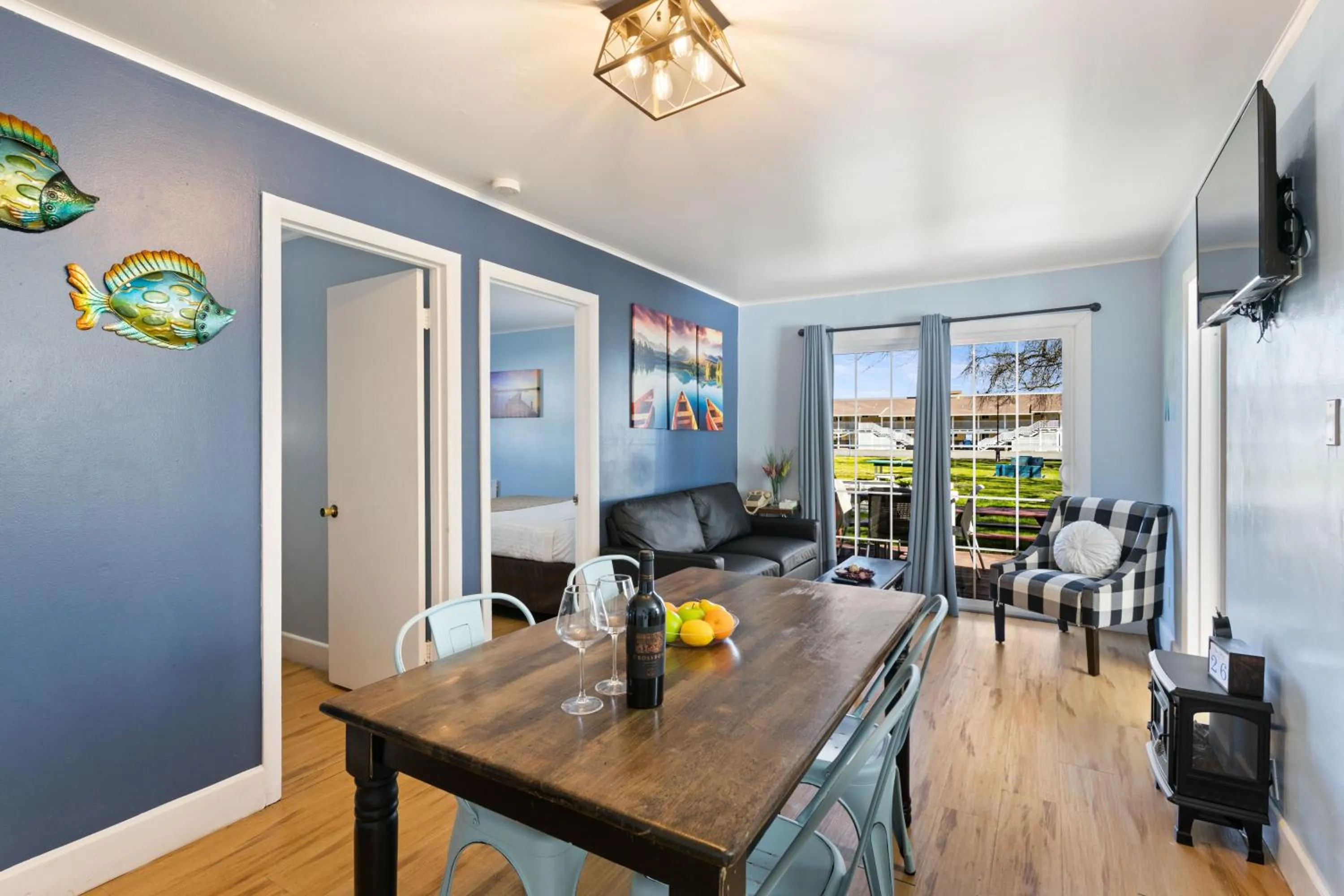 Living room in Skylark Shores Resort