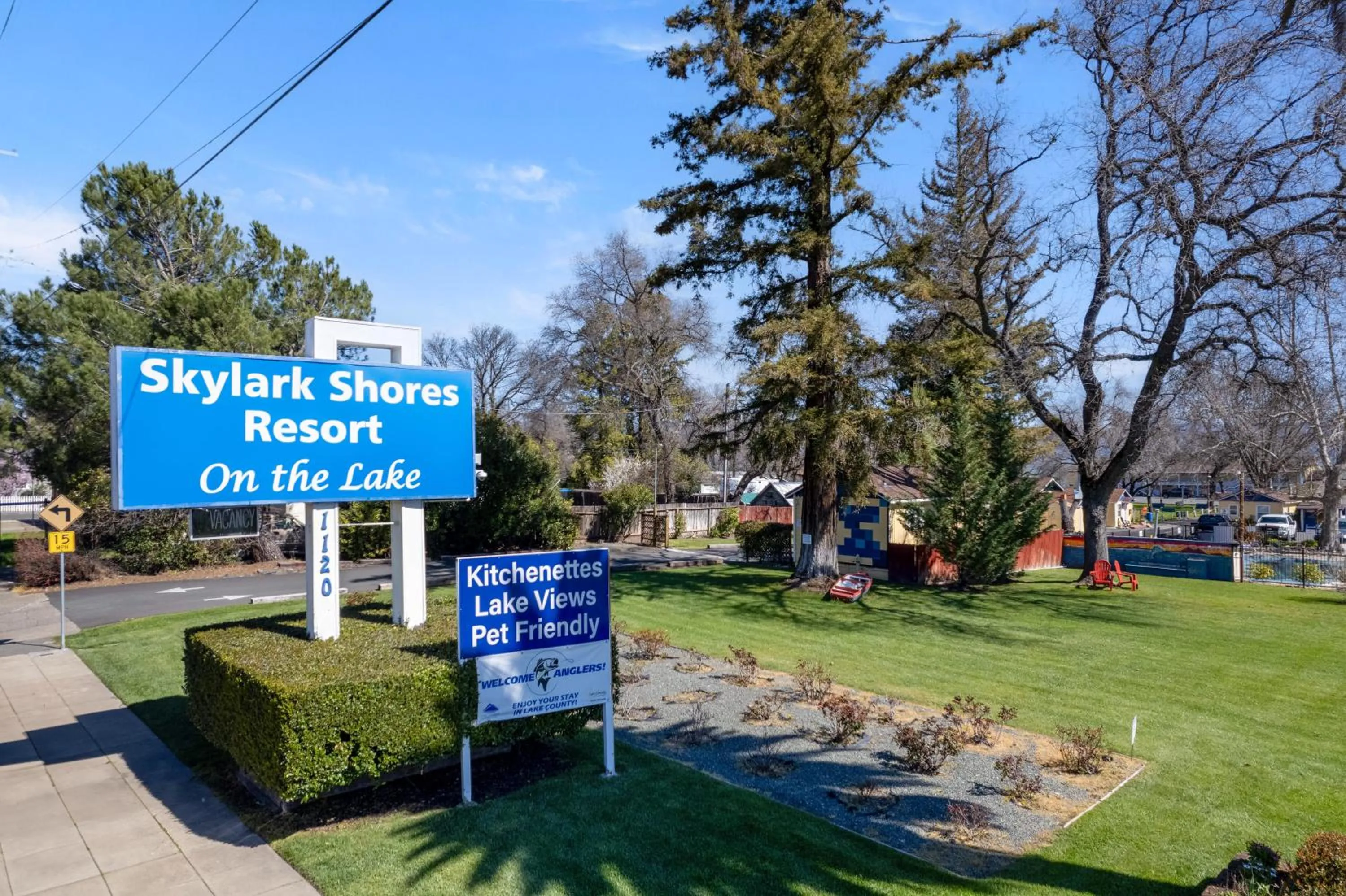 Street view in Skylark Shores Resort