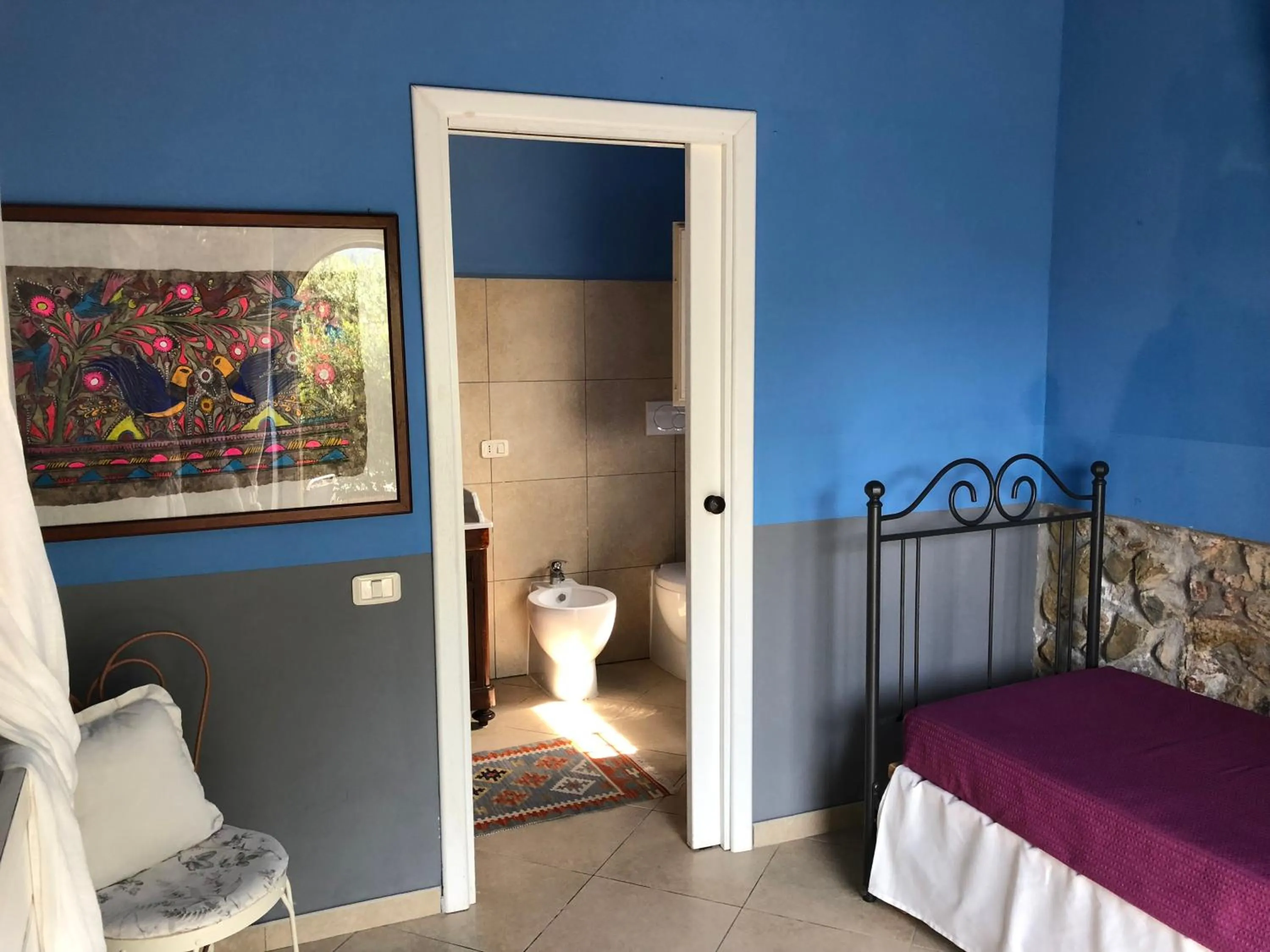 Bed in La Locanda della Vecchia Hosteria