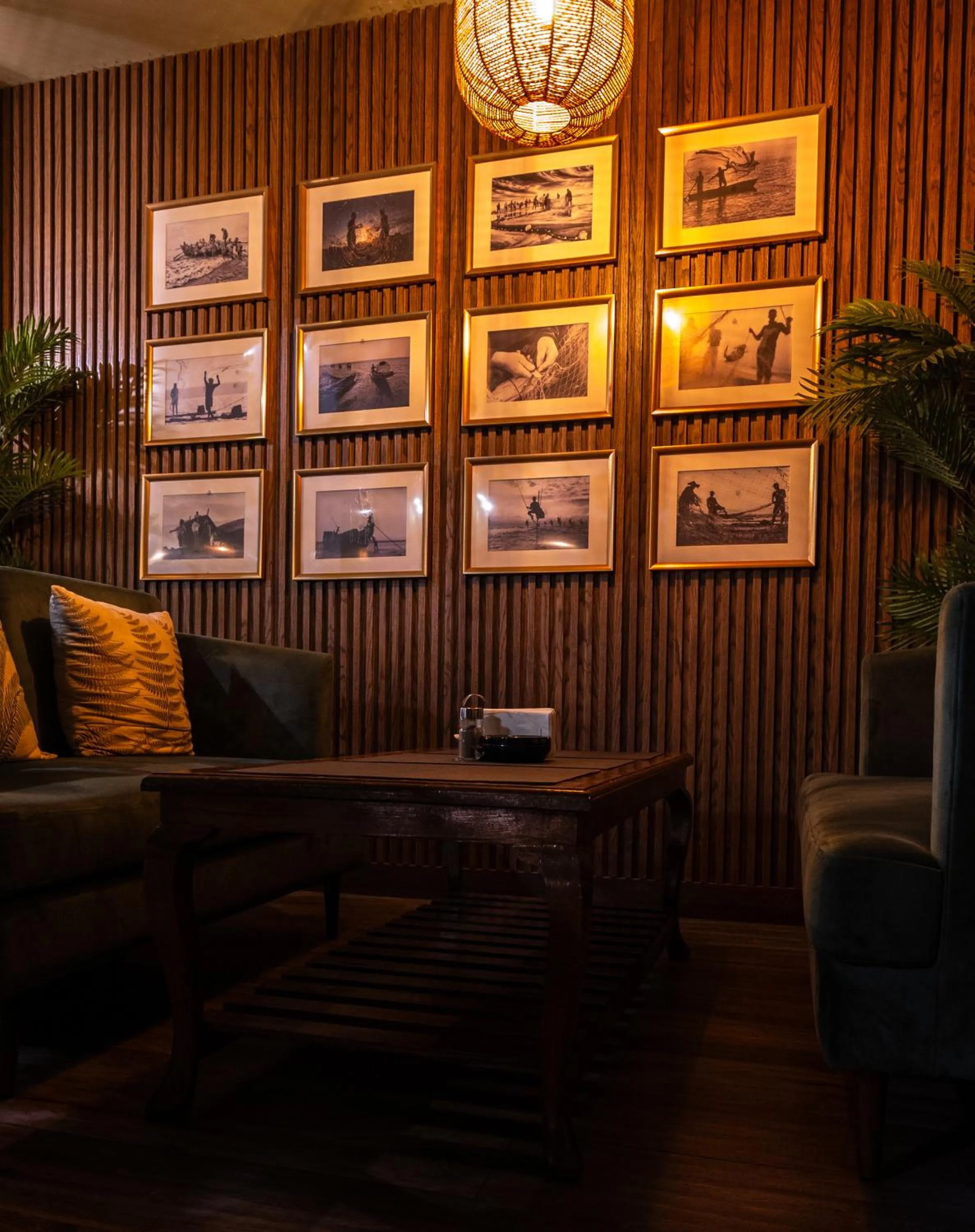 Seating area in President Hotel