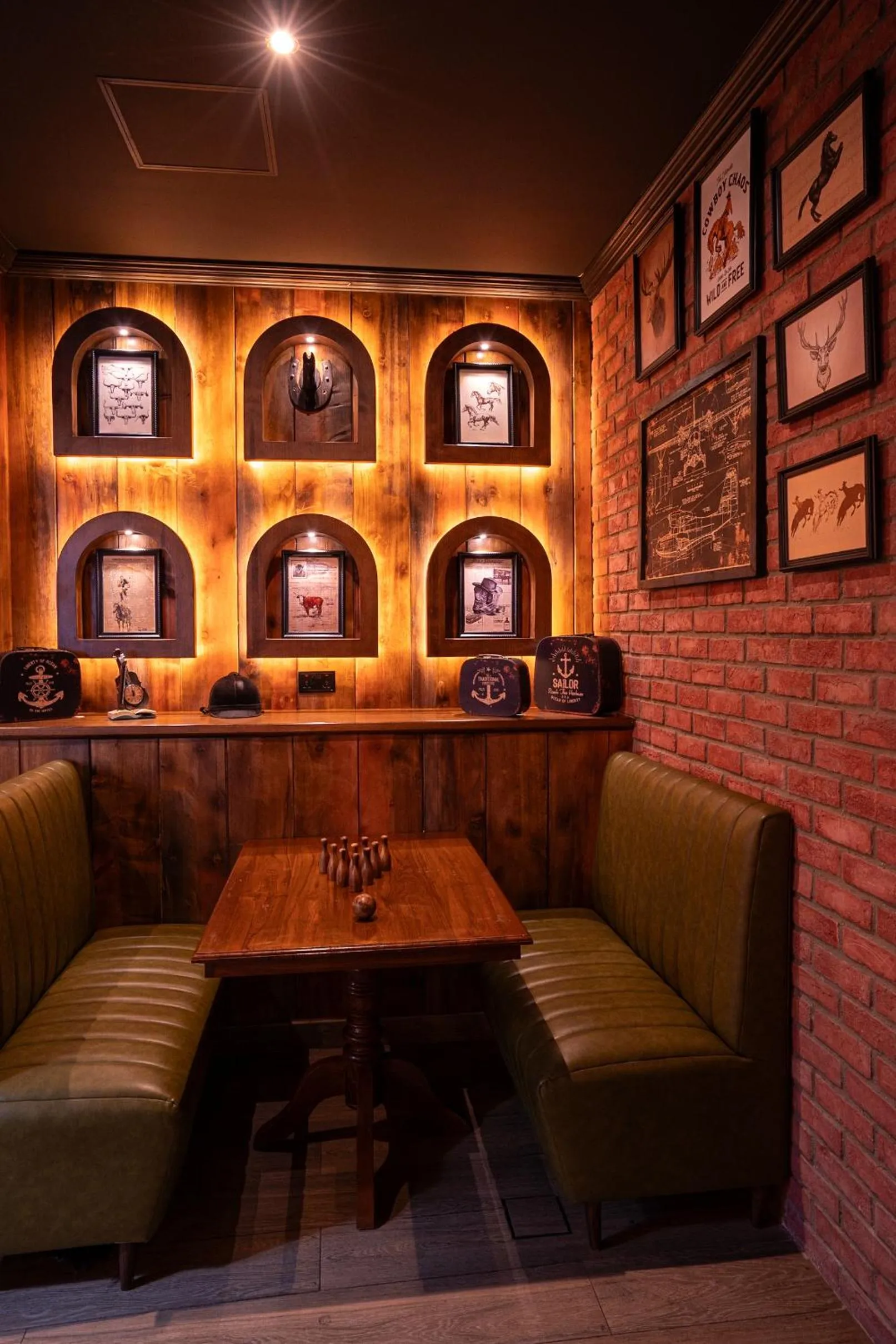 Seating area in President Hotel