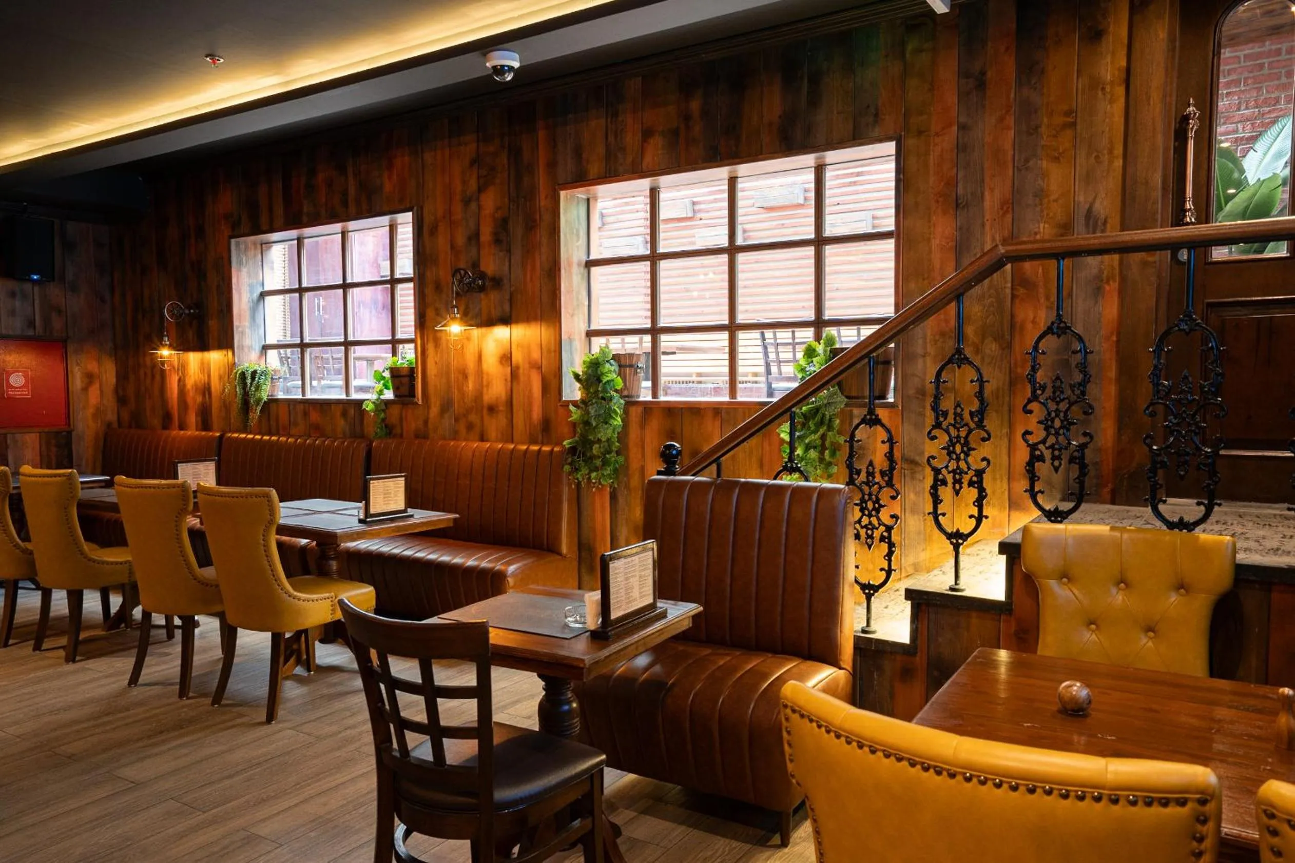 Seating area in President Hotel