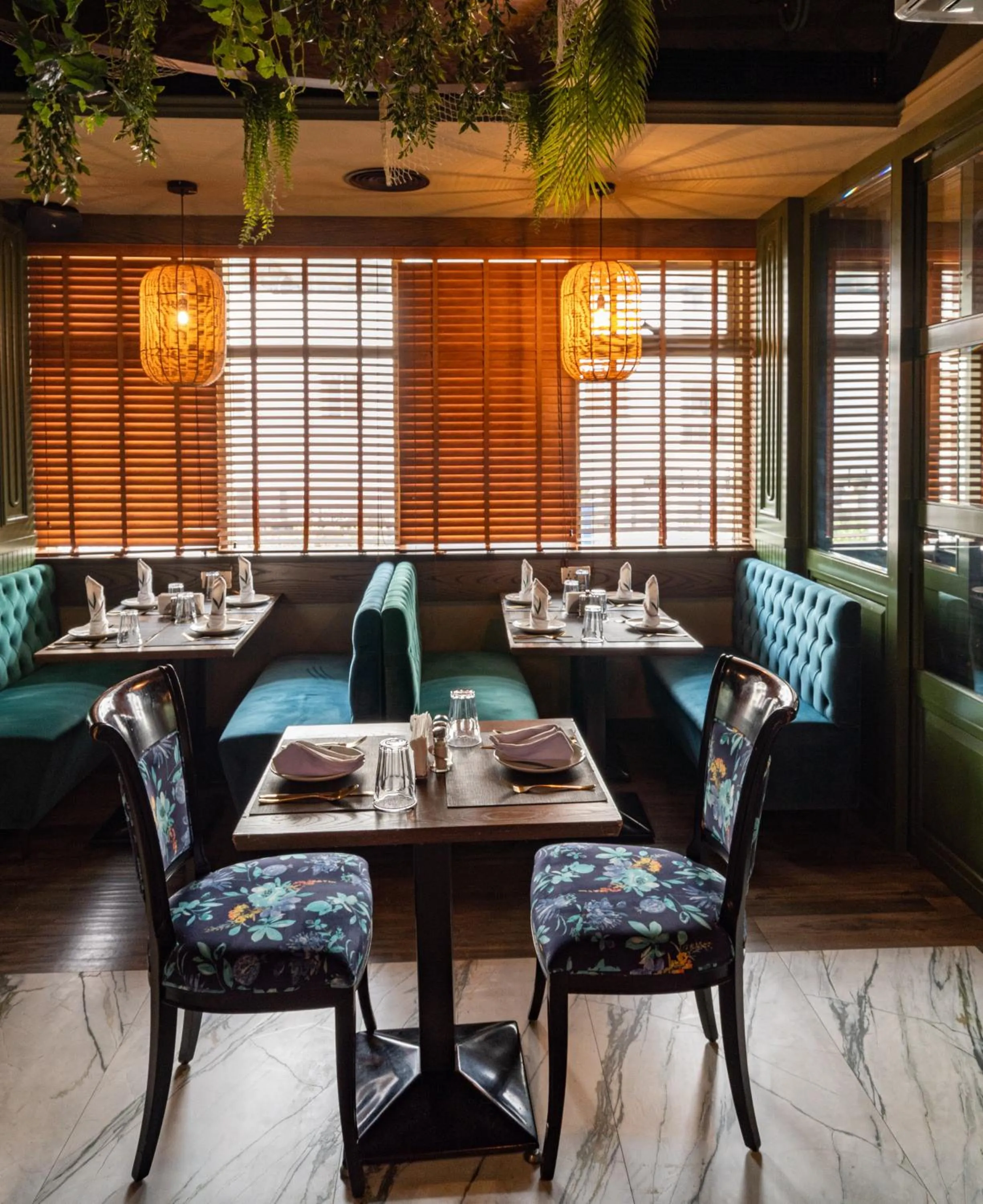 Seating area in President Hotel