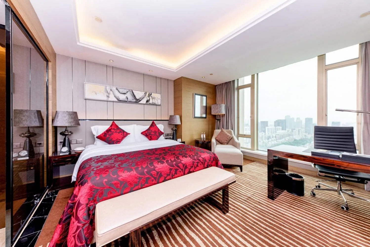 Bed in Shenzhen LANGYUE International Hotel