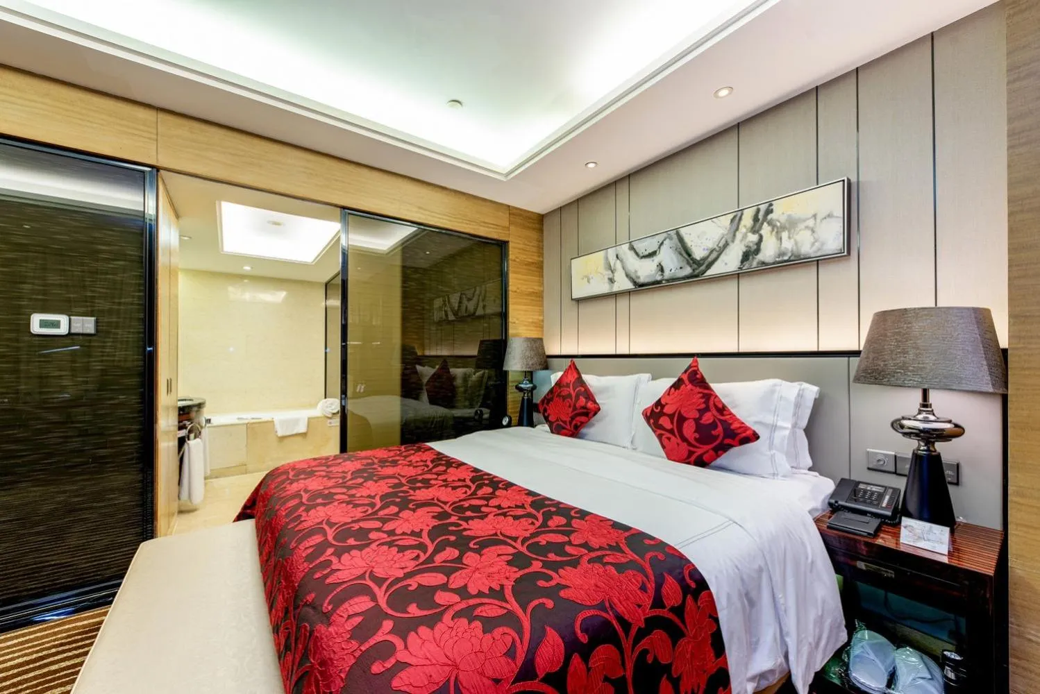 Bed in Shenzhen LANGYUE International Hotel