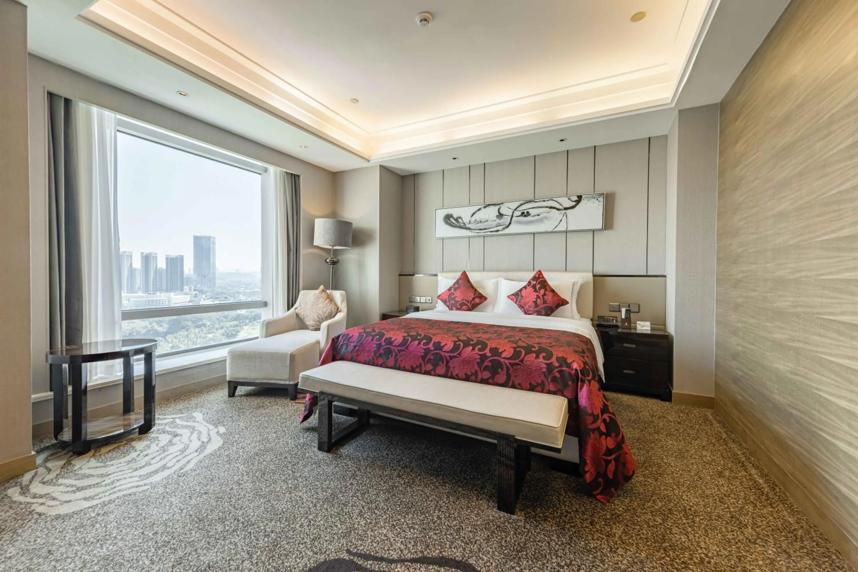 Bed in Shenzhen LANGYUE International Hotel