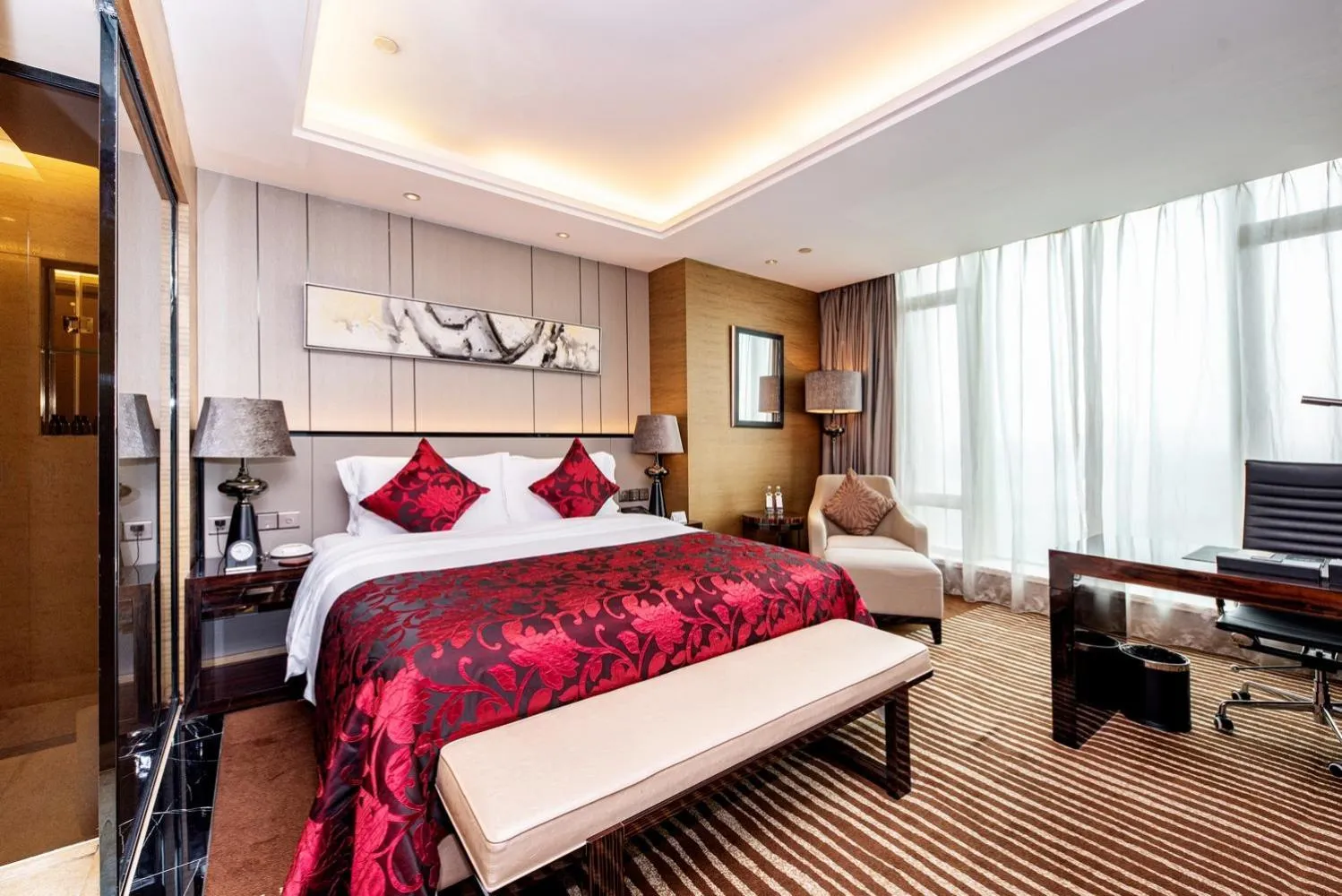 Bed in Shenzhen LANGYUE International Hotel