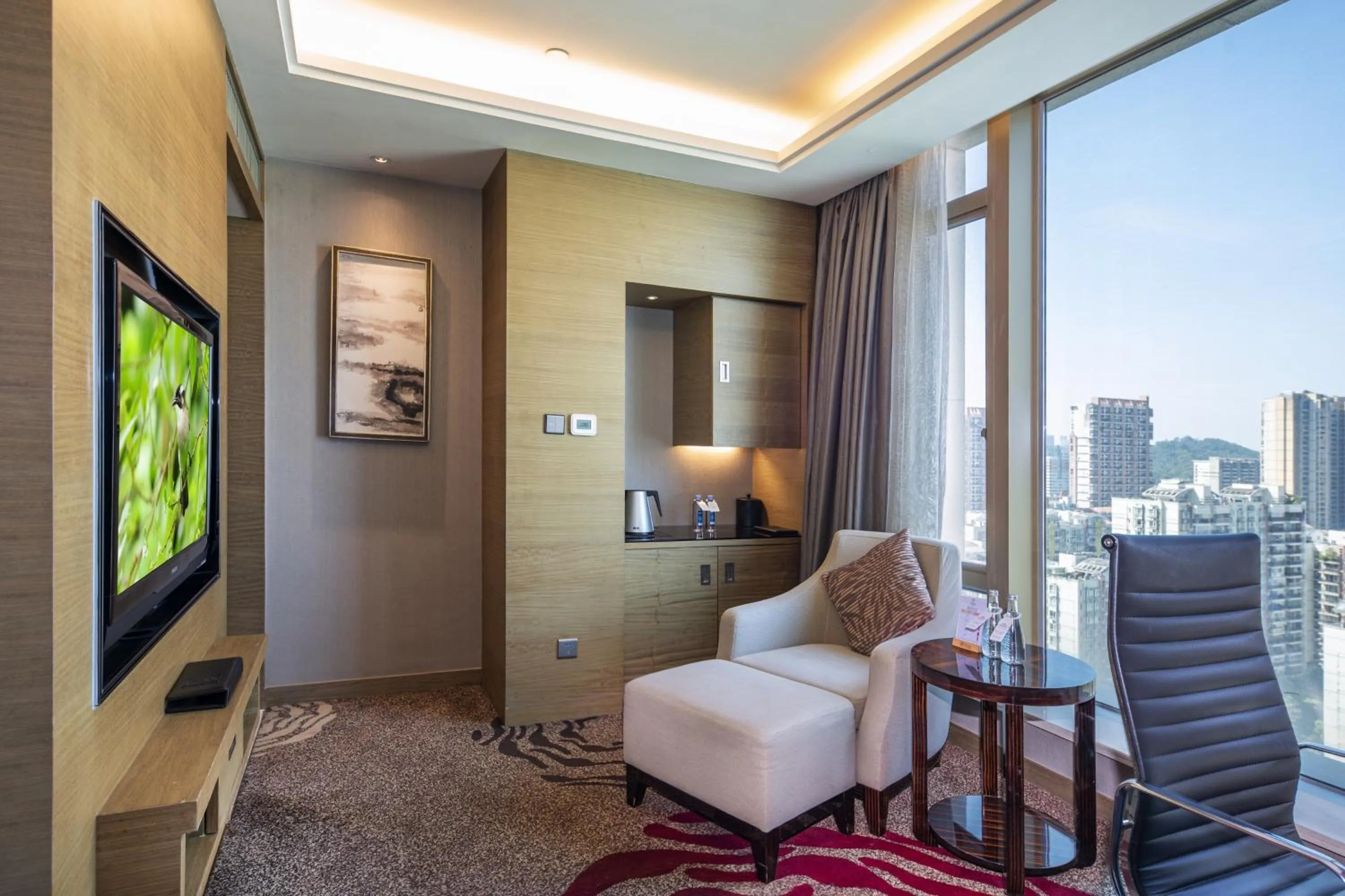 Seating area in Shenzhen LANGYUE International Hotel