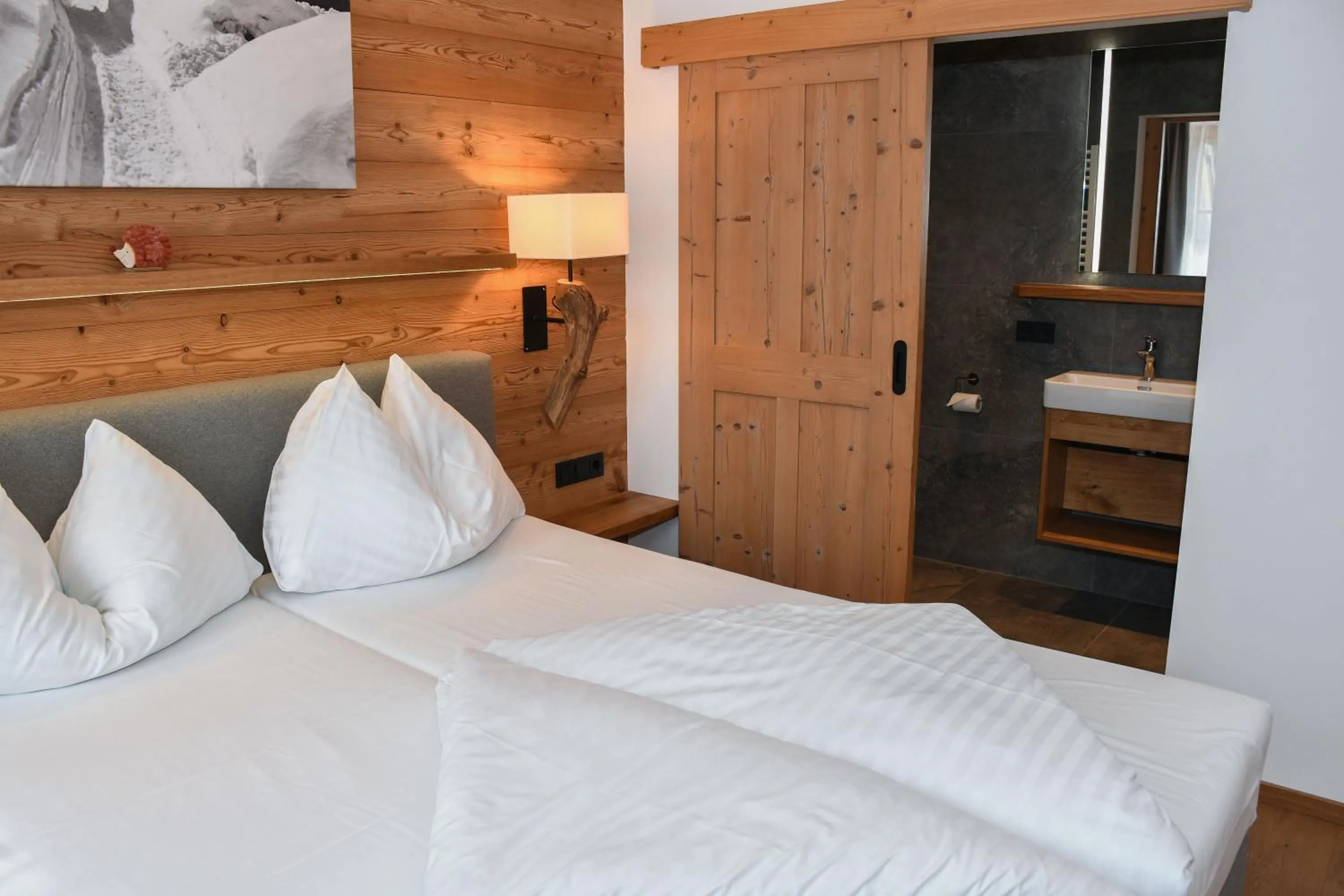 Bed in Astn Hütten Residenz Waldsicht Königsleiten - Ferienwohnungen