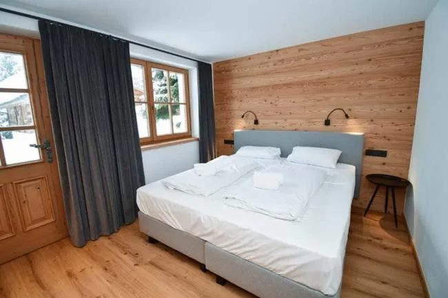 Bed in Astn Hütten Residenz Waldsicht Königsleiten - Ferienwohnungen