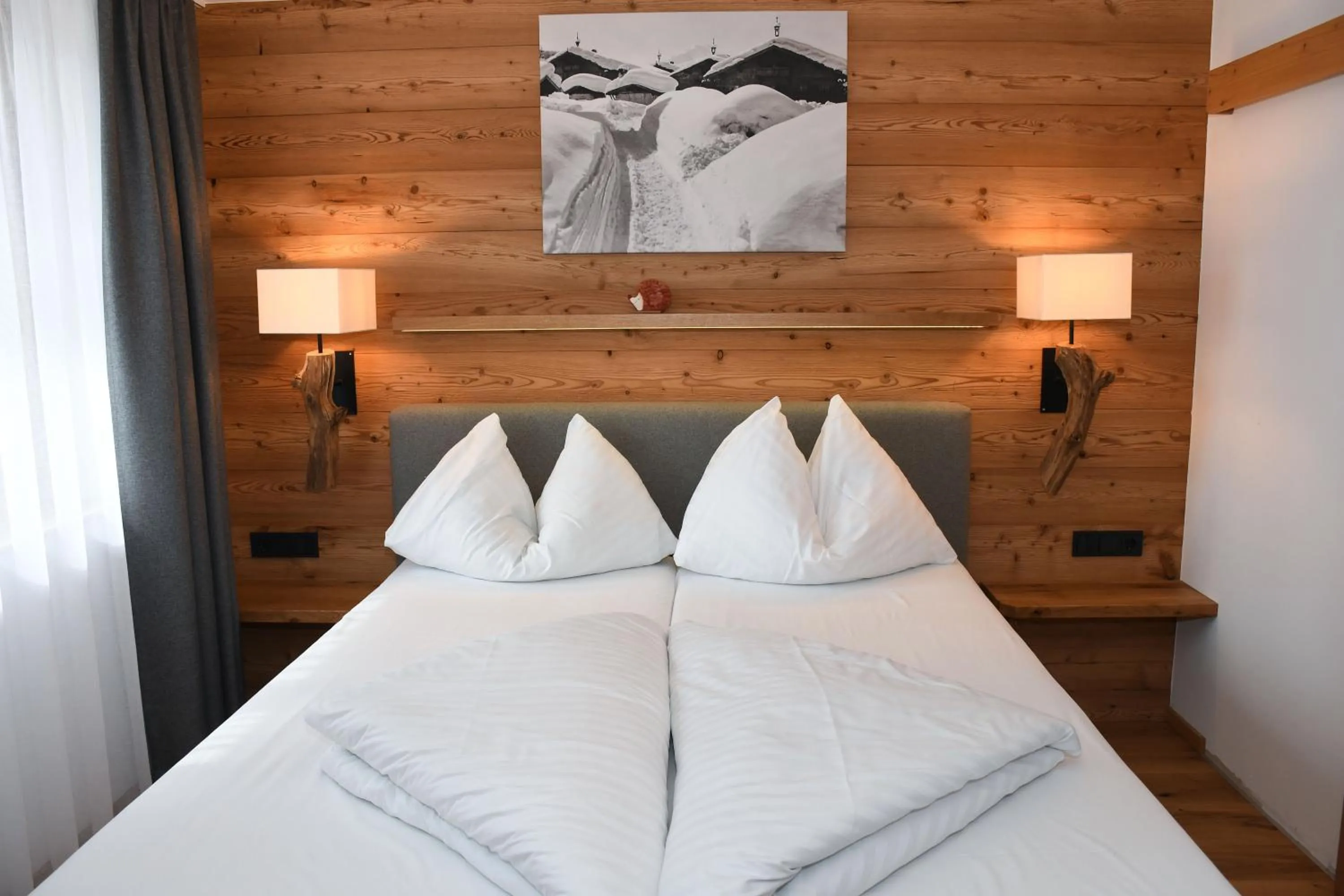 Bed in Astn Hütten Residenz Waldsicht Königsleiten - Ferienwohnungen