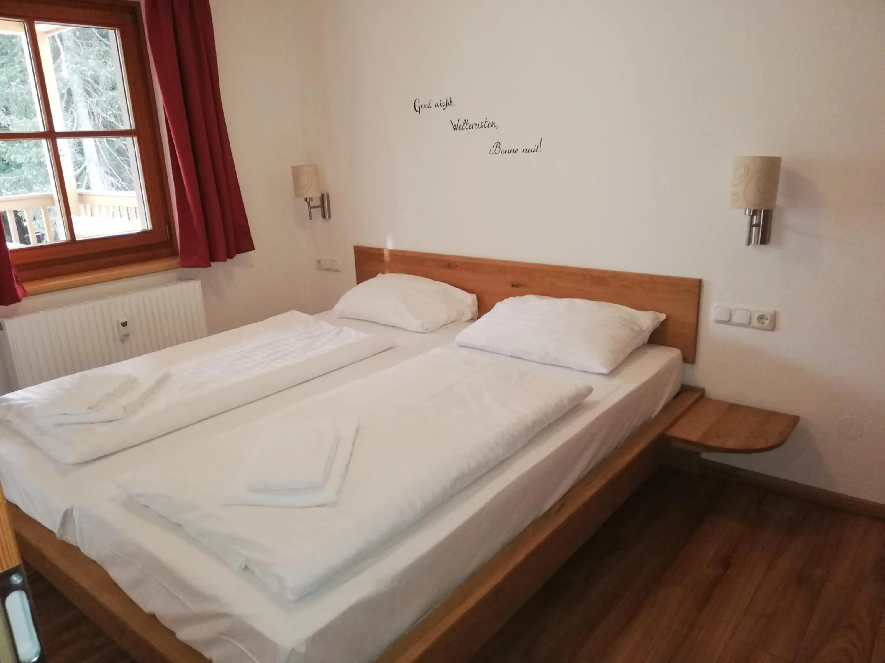 Bed in Astn Hütten Residenz Waldsicht Königsleiten - Ferienwohnungen