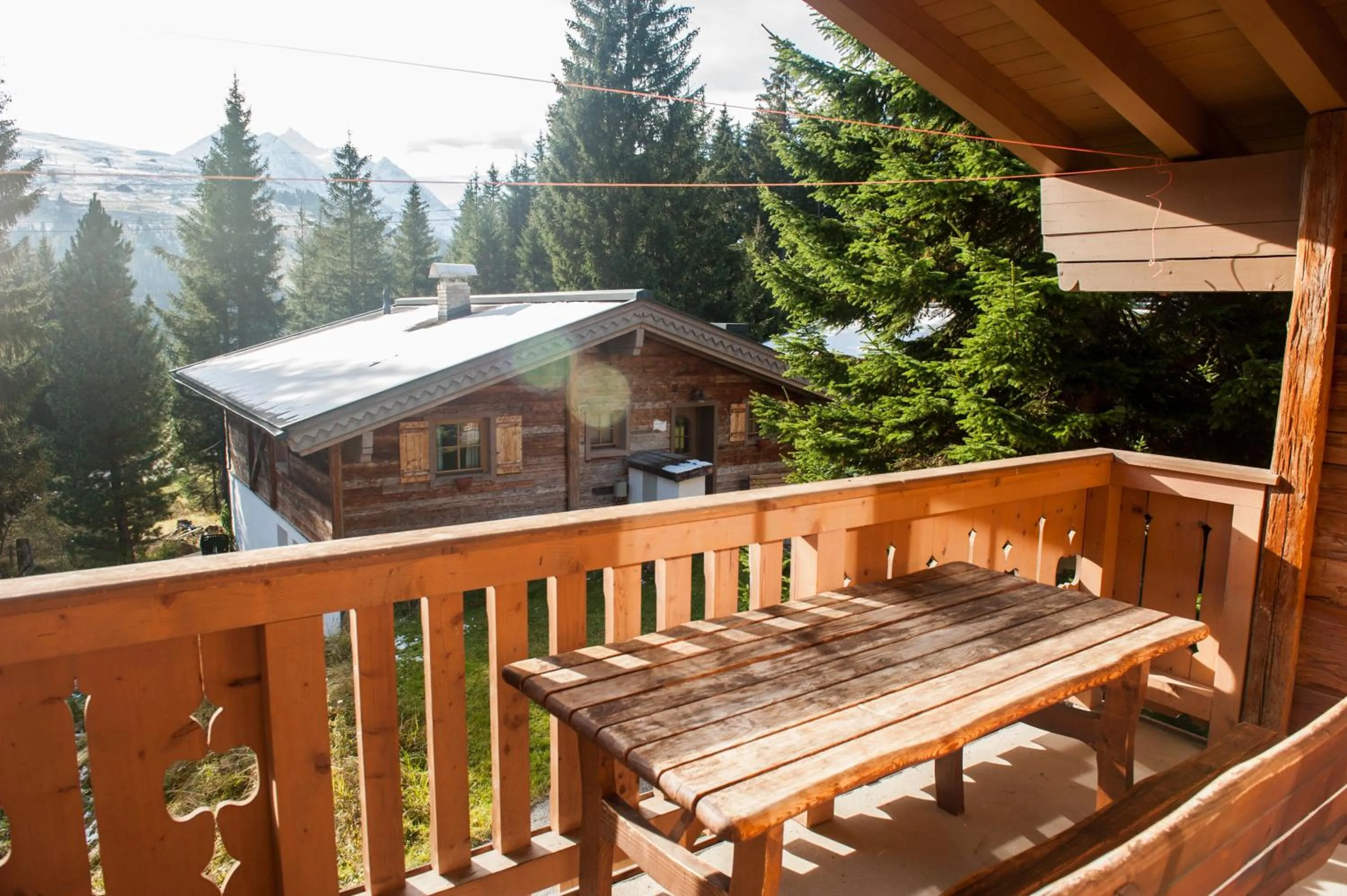 Balcony/Terrace in Astn Hütten Residenz Waldsicht Königsleiten - Ferienwohnungen
