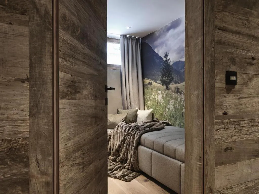 Bed in Astn Hütten Residenz Waldsicht Königsleiten - Ferienwohnungen
