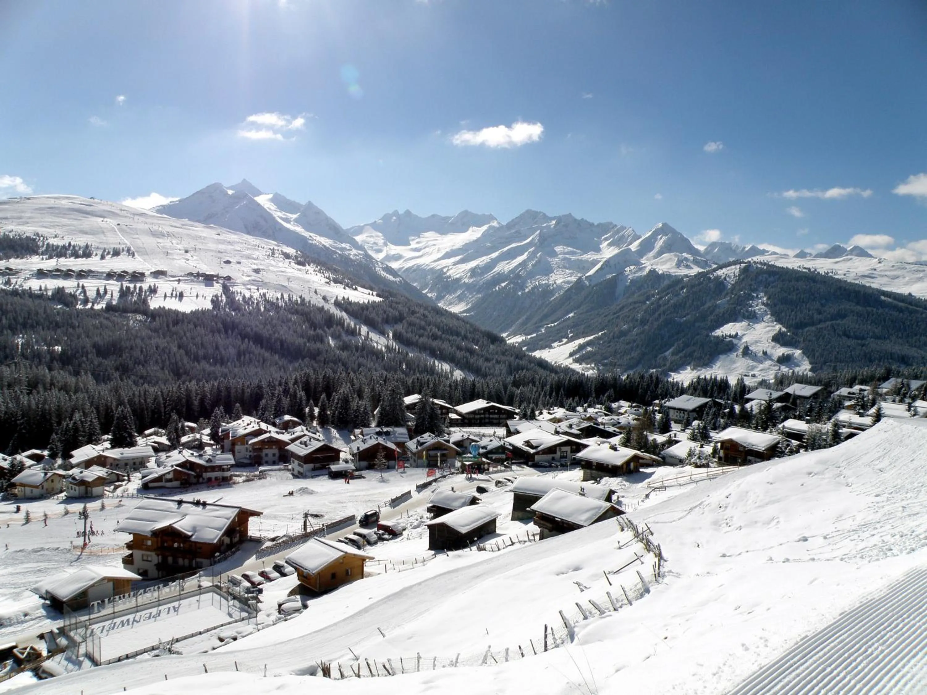 Natural landscape in Astn Hütten Residenz Waldsicht Königsleiten - Ferienwohnungen