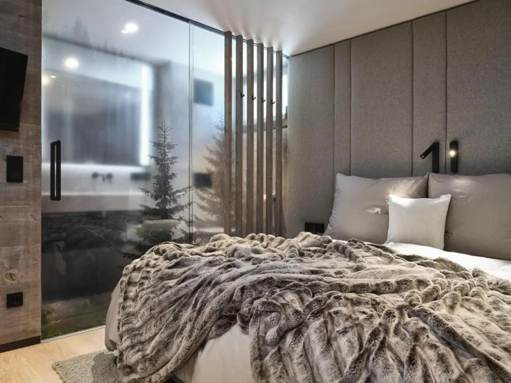 Bed in Astn Hütten Residenz Waldsicht Königsleiten - Ferienwohnungen
