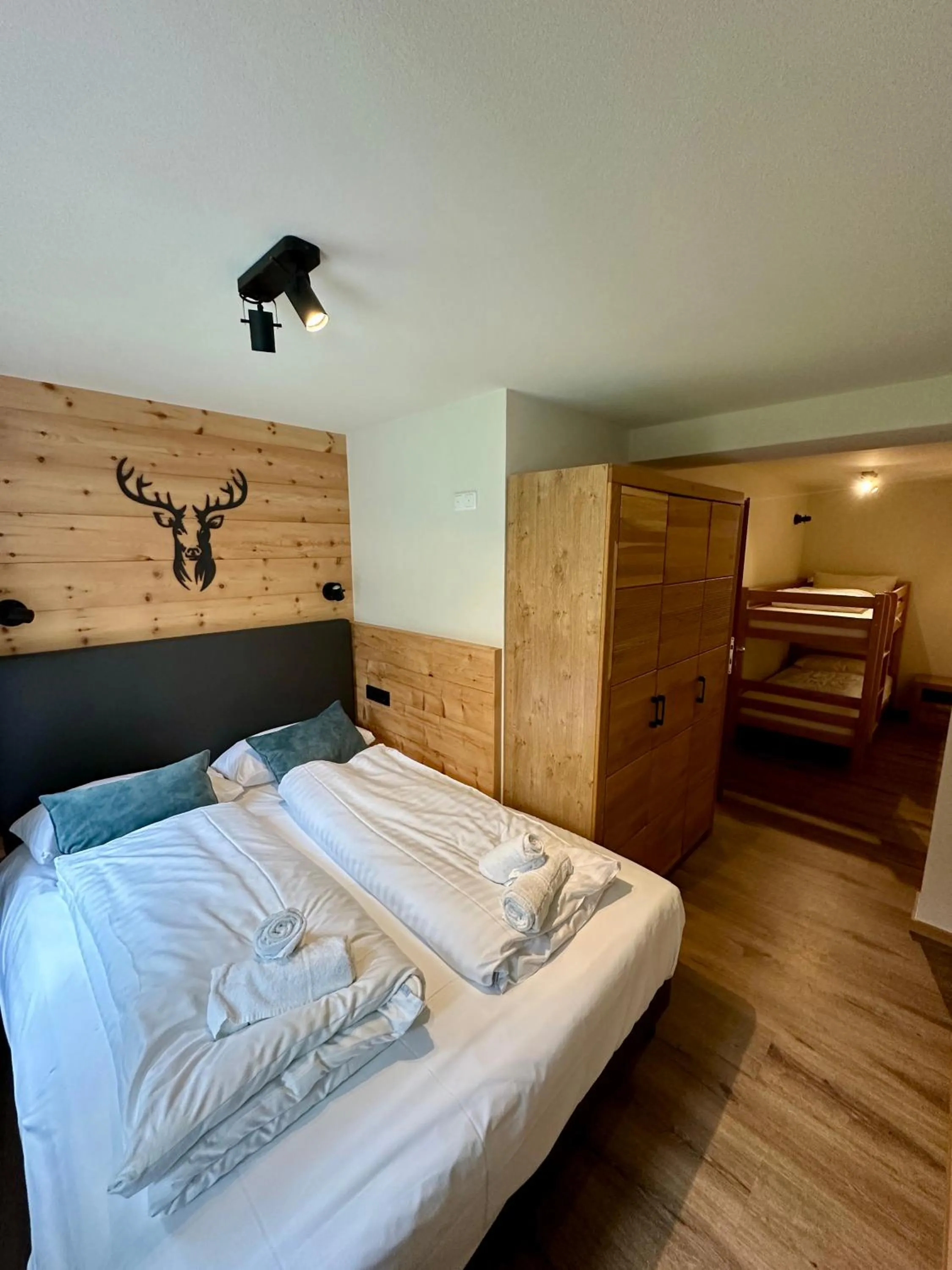 Bed in Astn Hütten Residenz Waldsicht Königsleiten - Ferienwohnungen