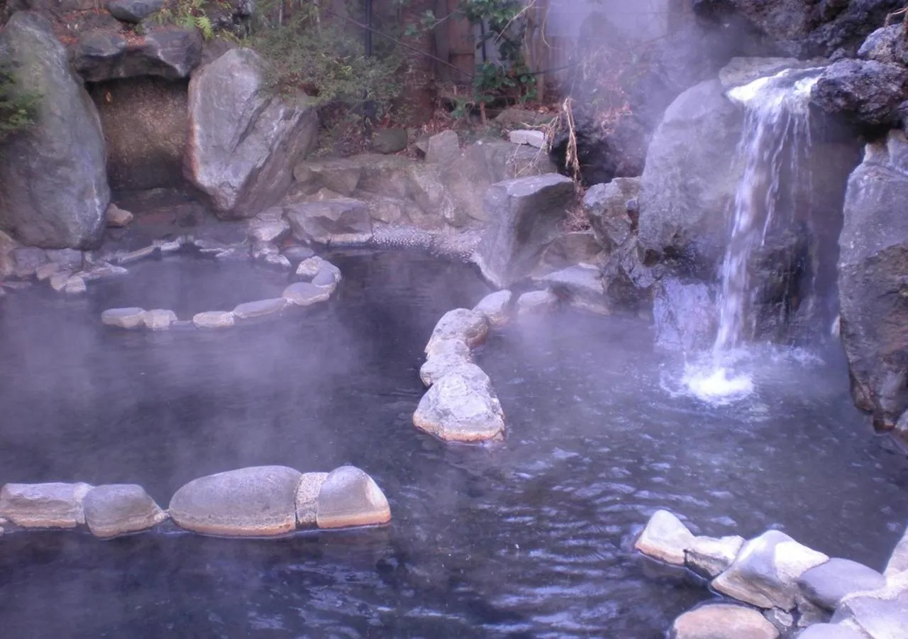Open Air Bath in Itoen Hotel Oze Oigami Sanrakuso