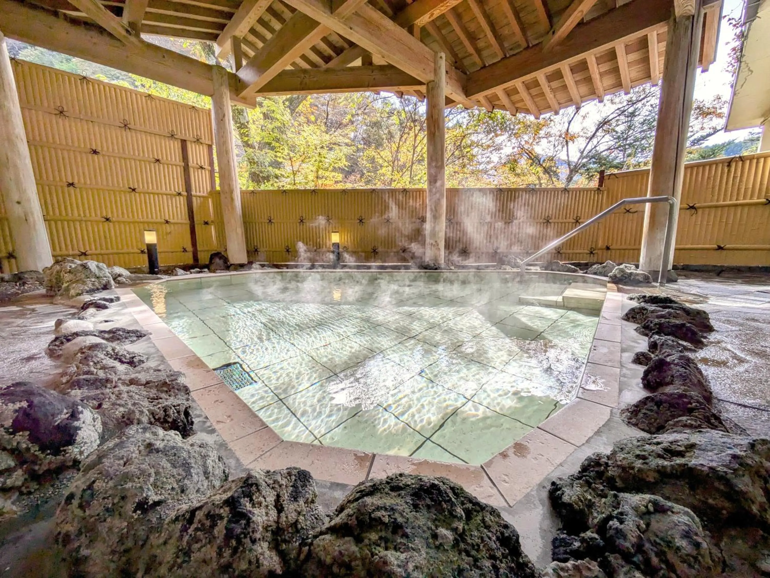 Open Air Bath in Itoen Hotel Shima