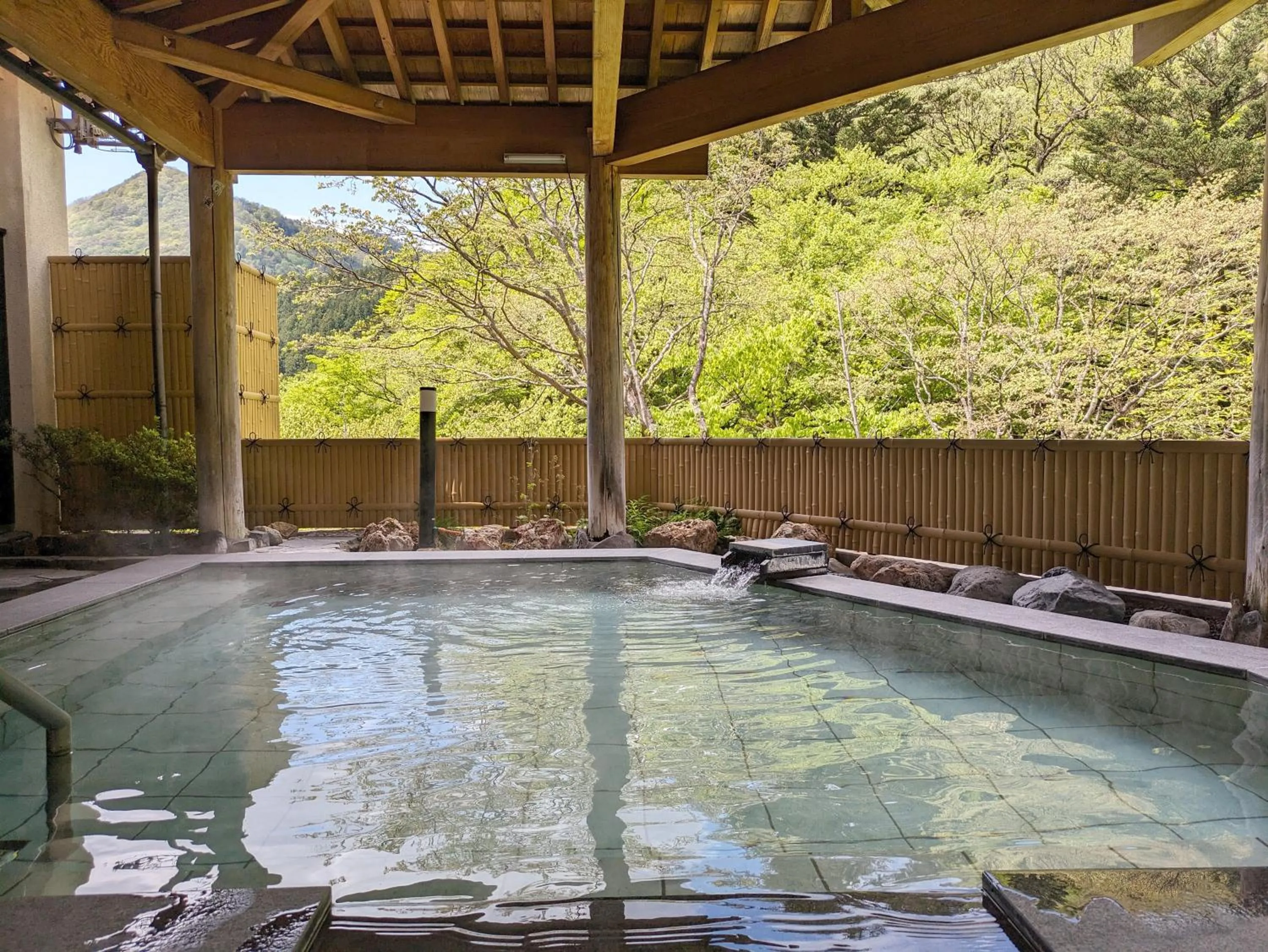 Open Air Bath in Itoen Hotel Shima