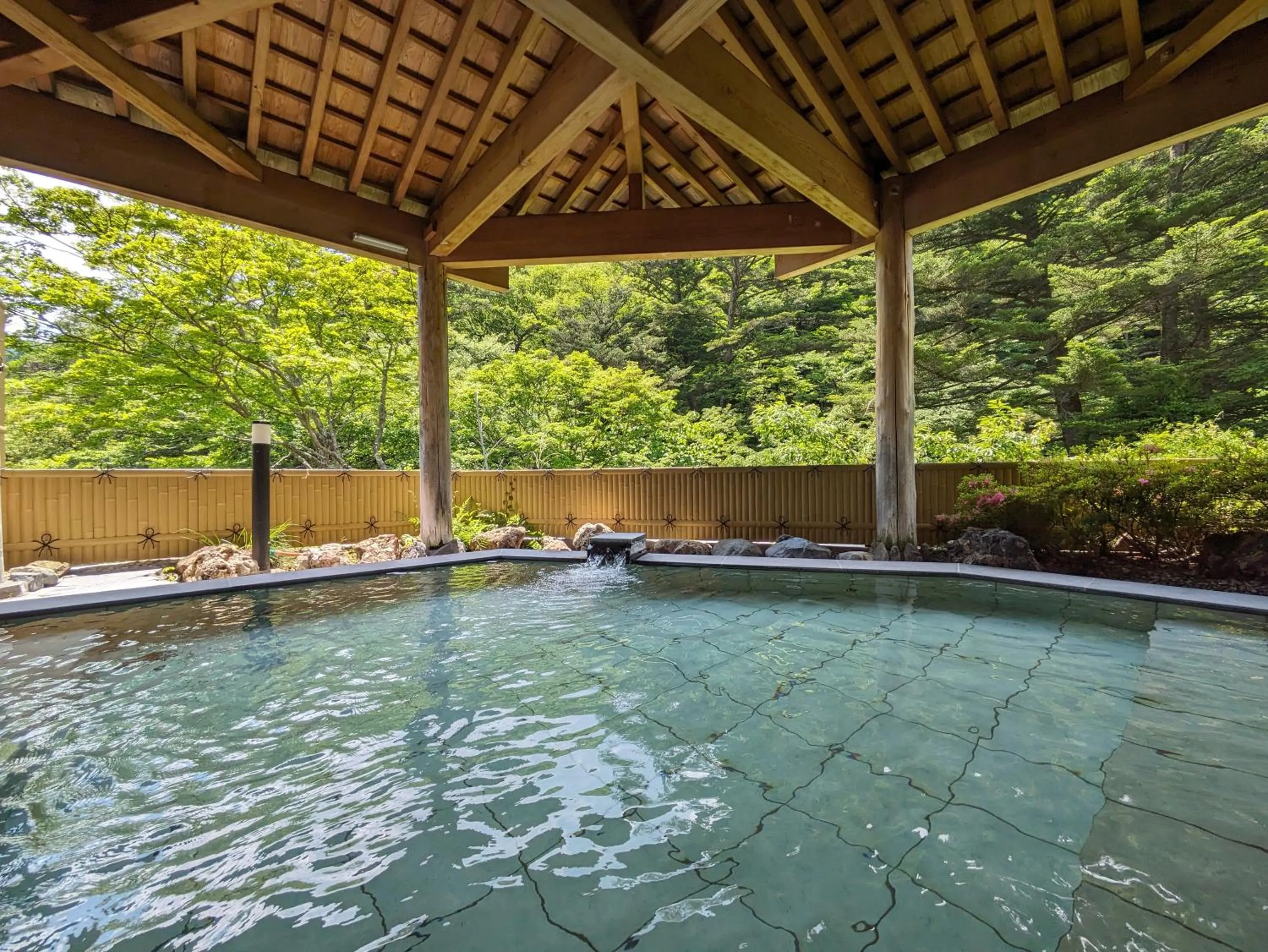 Open Air Bath in Itoen Hotel Shima