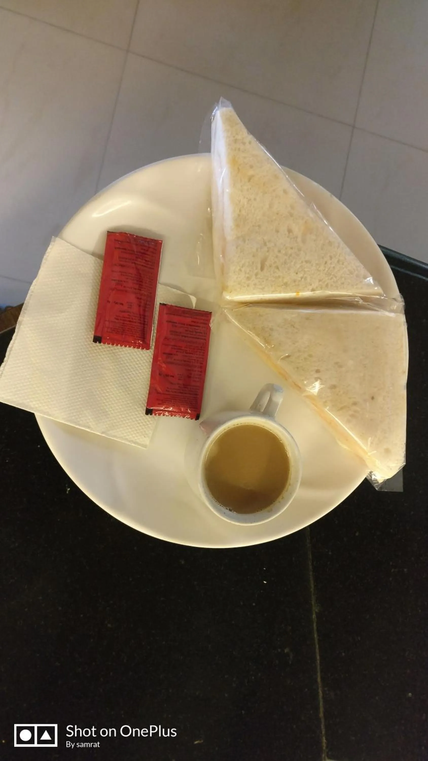 Breakfast in Samrat Hotel