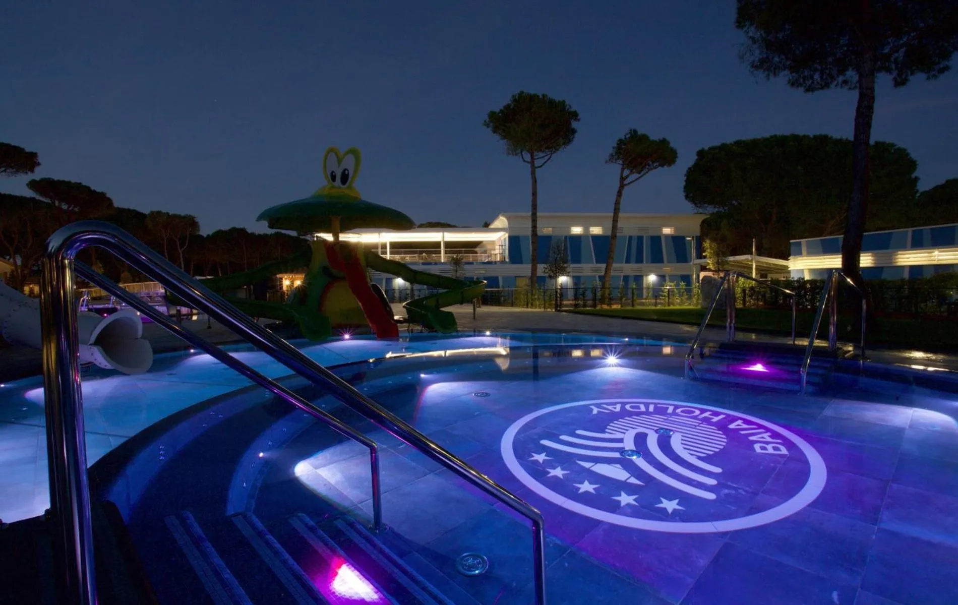 Pool view in Camping Village Cavallino